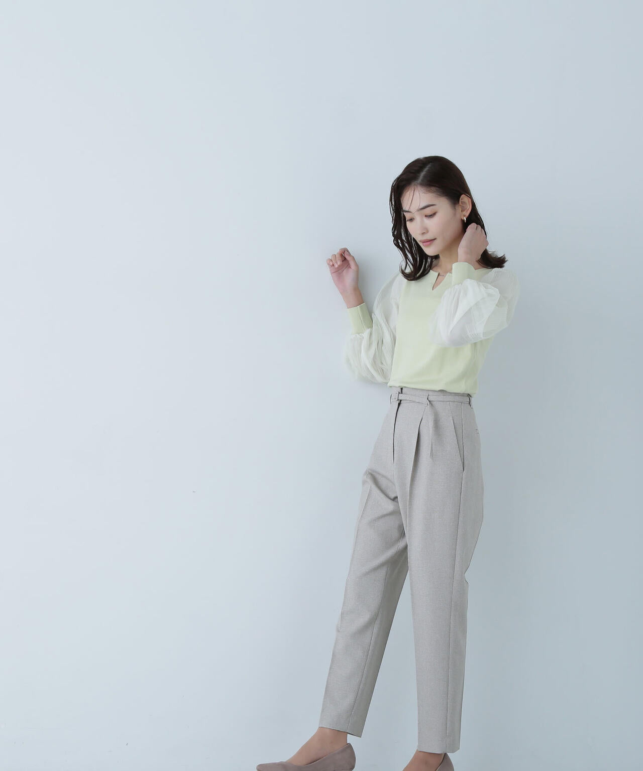 ドライシャークスキン SET UP テーパードパンツ | NATURAL ドライシャークスキン SET UP テーパードパンツ | NATURAL