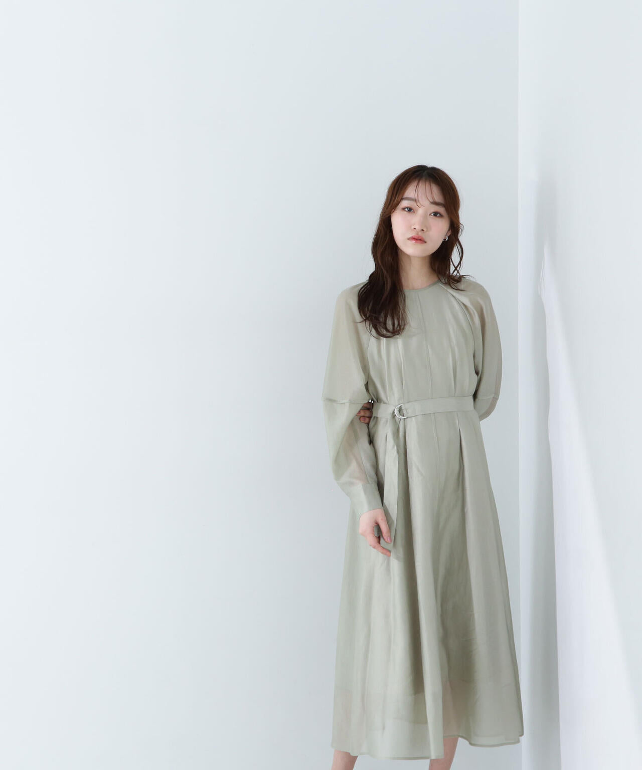 Oggi掲載】ベルテッドフォルムシアーワンピース | NATURAL BEAUTY