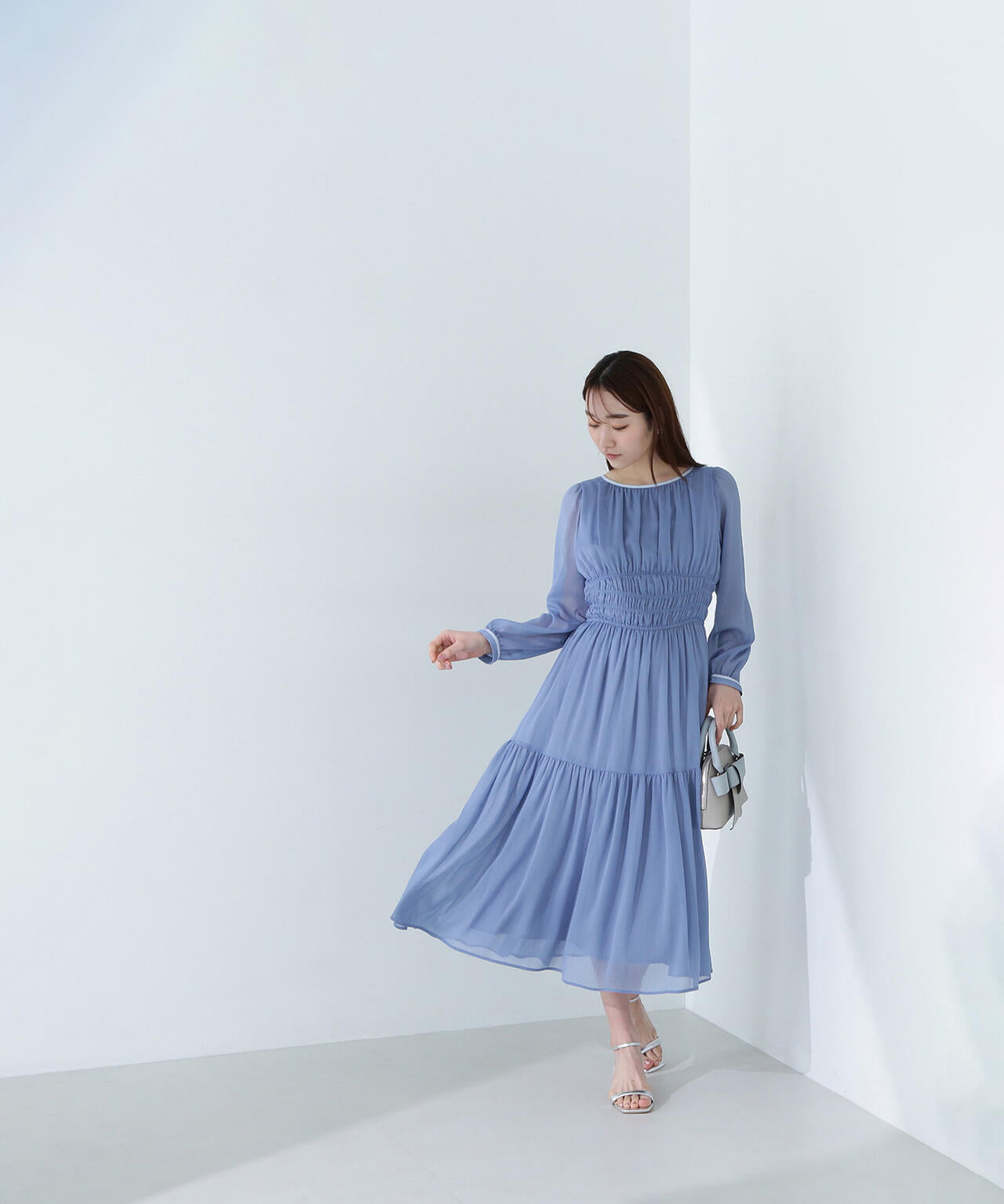 楊柳バイカラーワンピース | NATURAL BEAUTY BASIC（ナチュラル