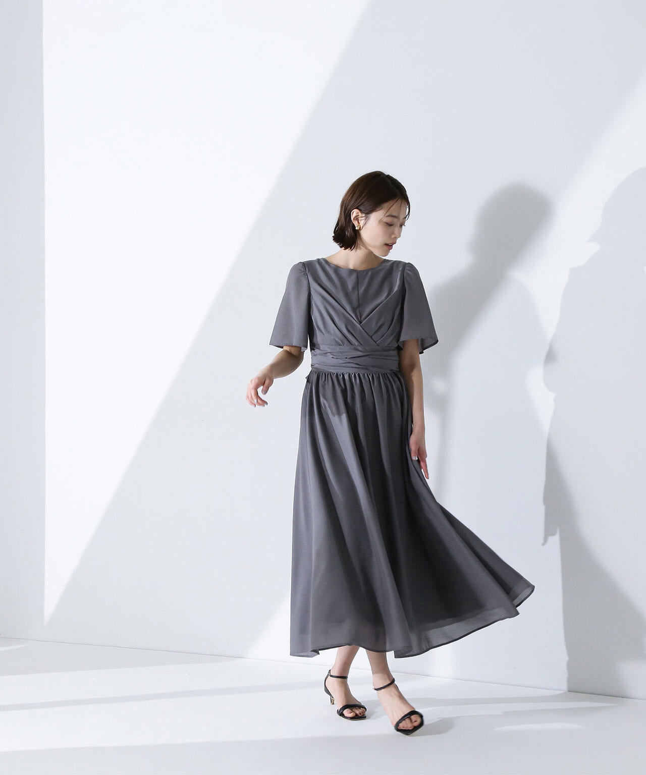 カシュクールバックリボンワンピース* | NATURAL BEAUTY BASIC