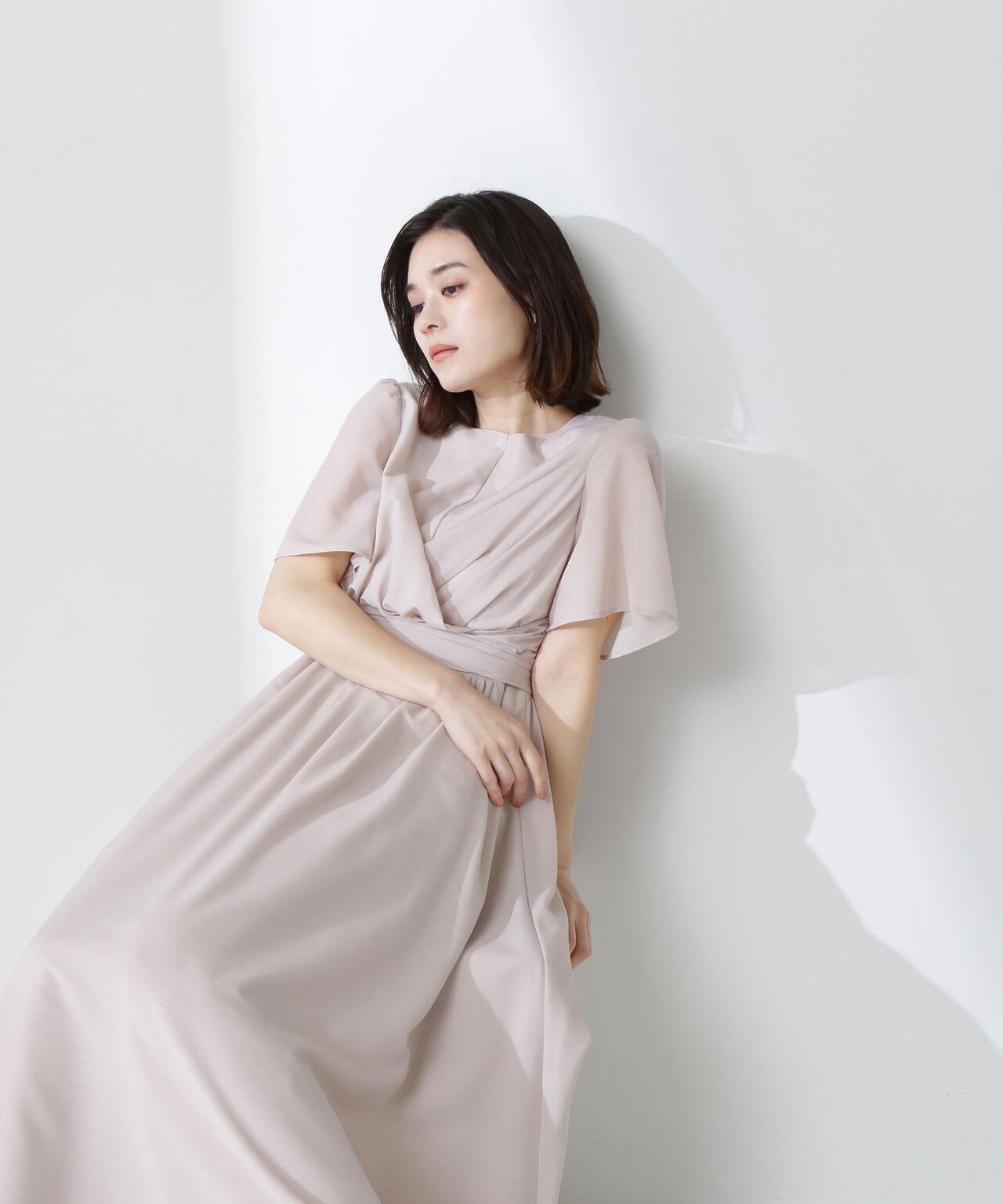 カシュクールバックリボンワンピース* | NATURAL BEAUTY BASIC