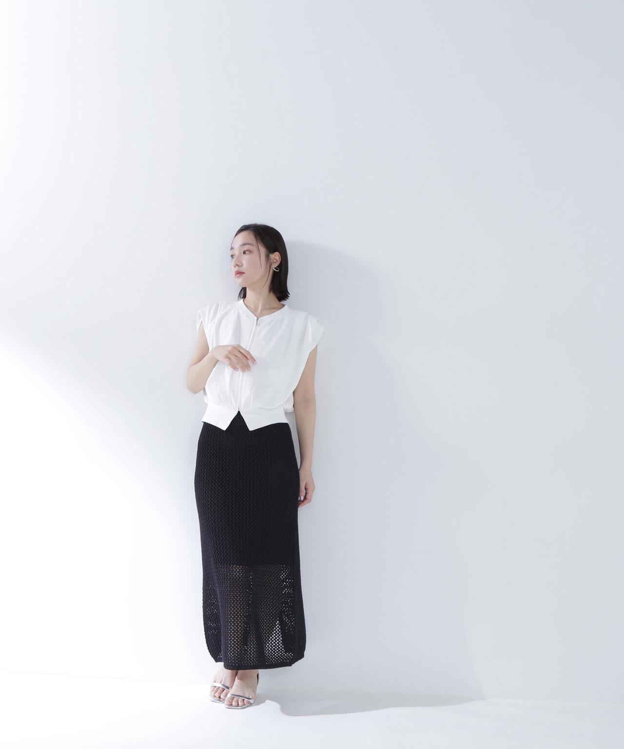 【THINK NATURAL】メッシュニットセットアップ*
