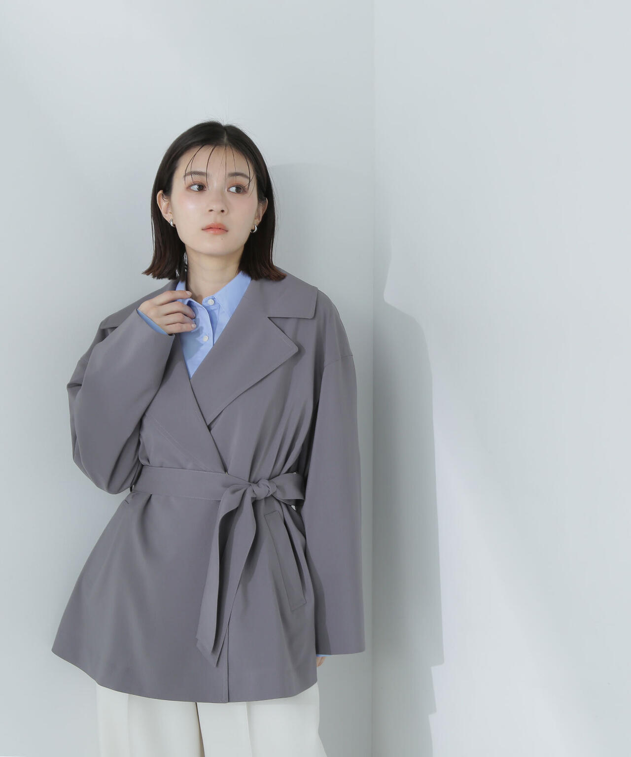 NATURAL BEAUTY BASIC ライトスプリングコートシリーズ ライトスプリングコートシリーズ ミドル丈トレンチコート | NATURAL