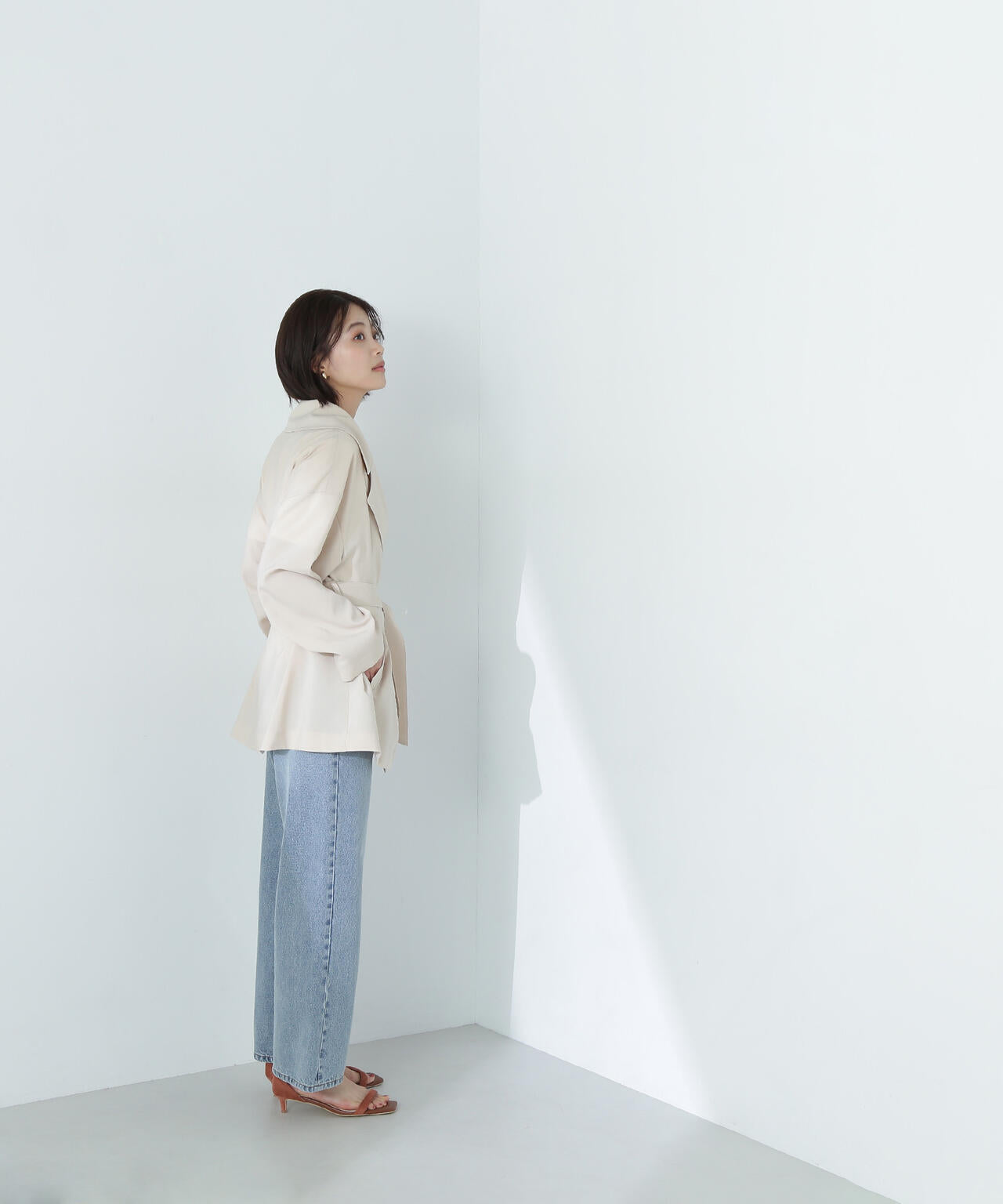 NATURAL BEAUTY BASIC ライトスプリングコートシリーズ ライトスプリングコートシリーズ ミドル丈トレンチコート | NATURAL