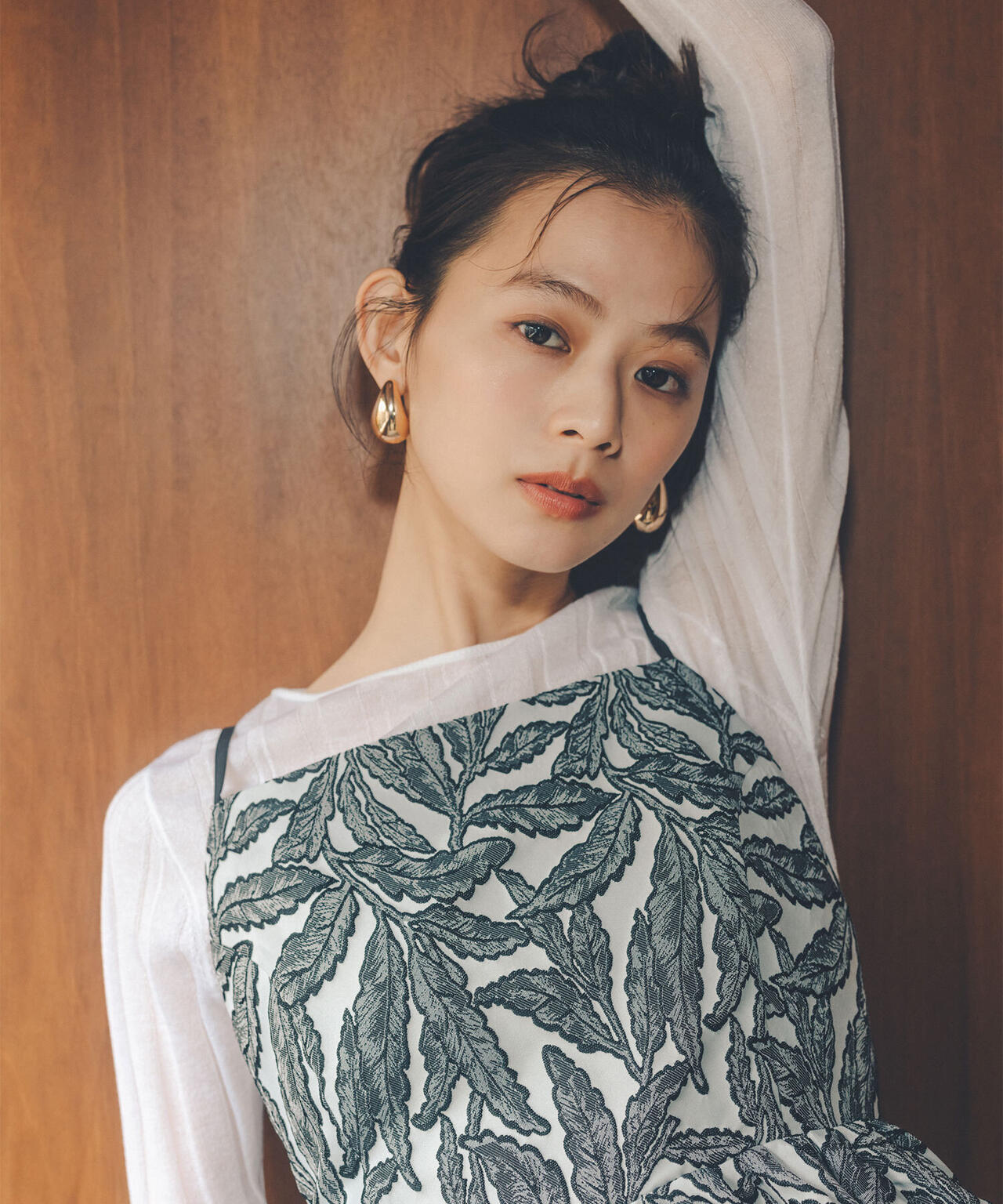 スパークナイロンシアーリブニット | NATURAL BEAUTY BASIC