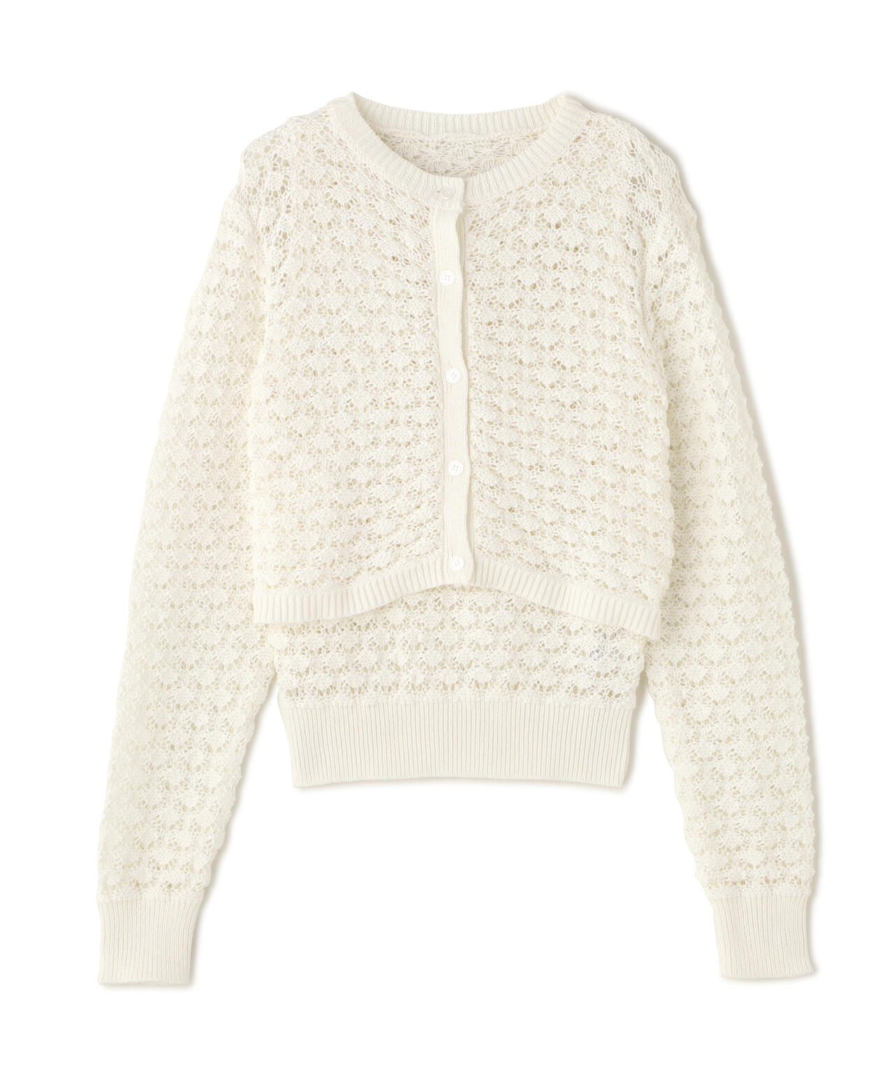 madameHクローゼット　コットンニット　アンサンブル madameHクローゼット コットンニット アンサンブル