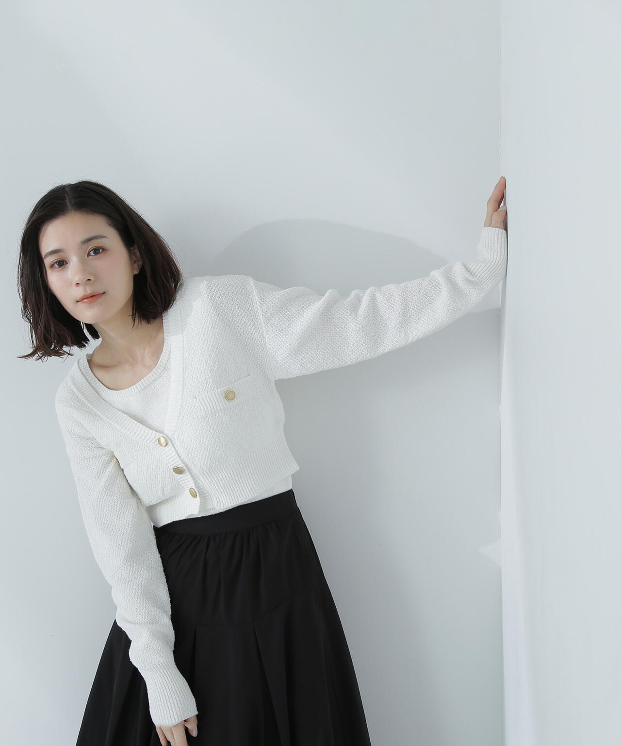 ラメツイードアンサンブル | NATURAL BEAUTY BASIC（ナチュラル