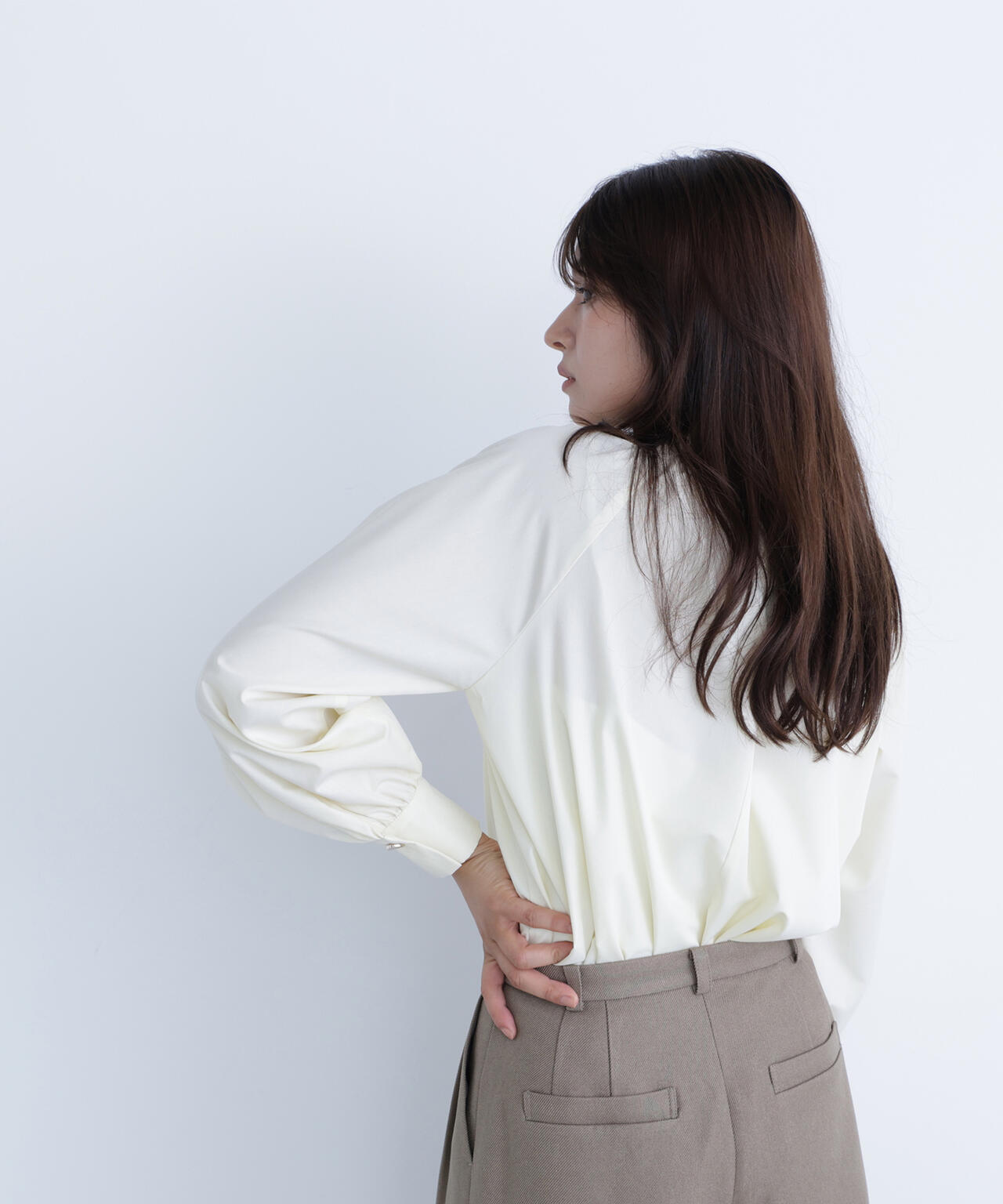 ハイネックリボンボウブラウス | NATURAL BEAUTY BASIC（ナチュラル