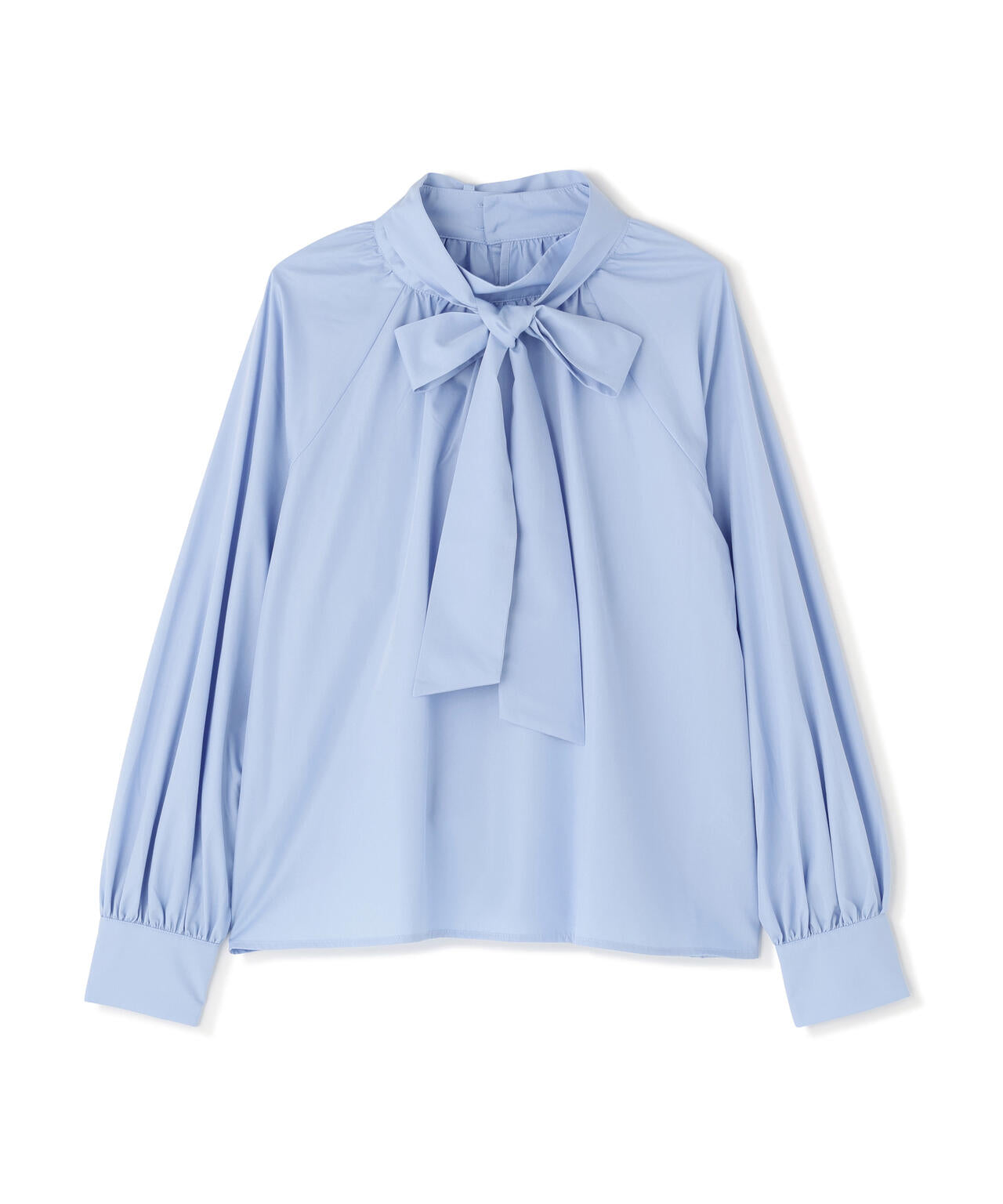 ハイネックリボンボウブラウス