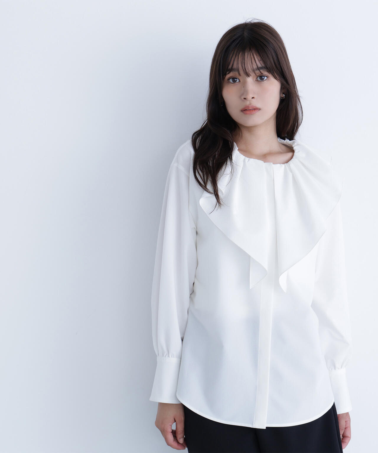 Oggi掲載】デザインラッフルブラウス | NATURAL BEAUTY BASIC