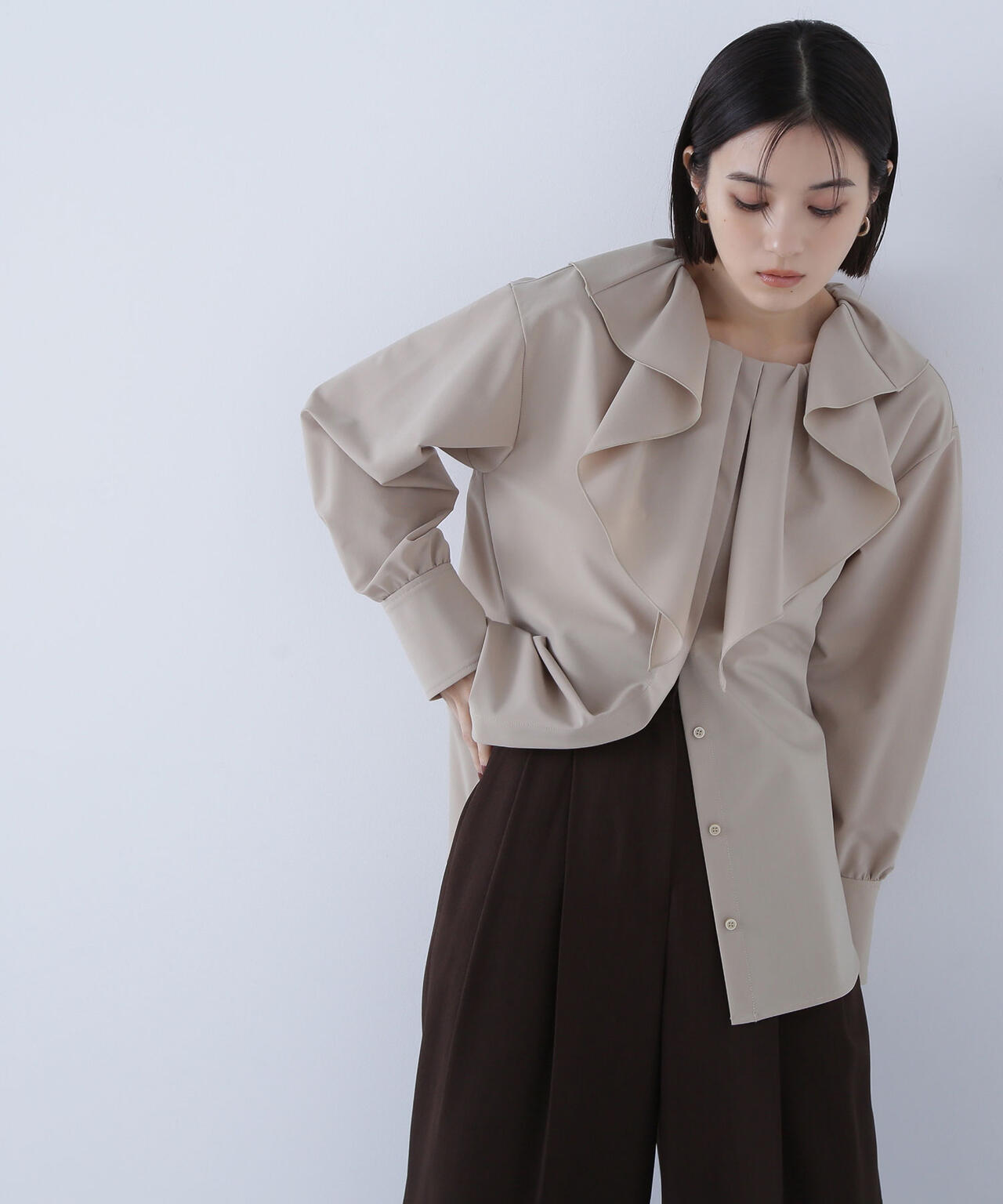 【Oggi掲載】デザインラッフルブラウス