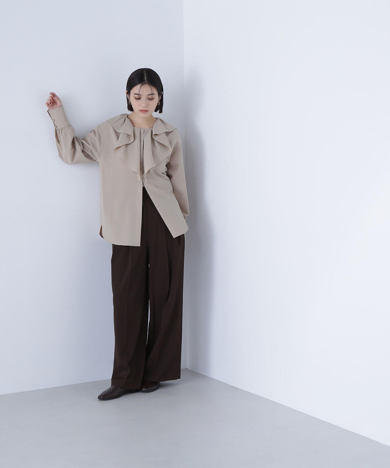 【Oggi掲載】デザインラッフルブラウス