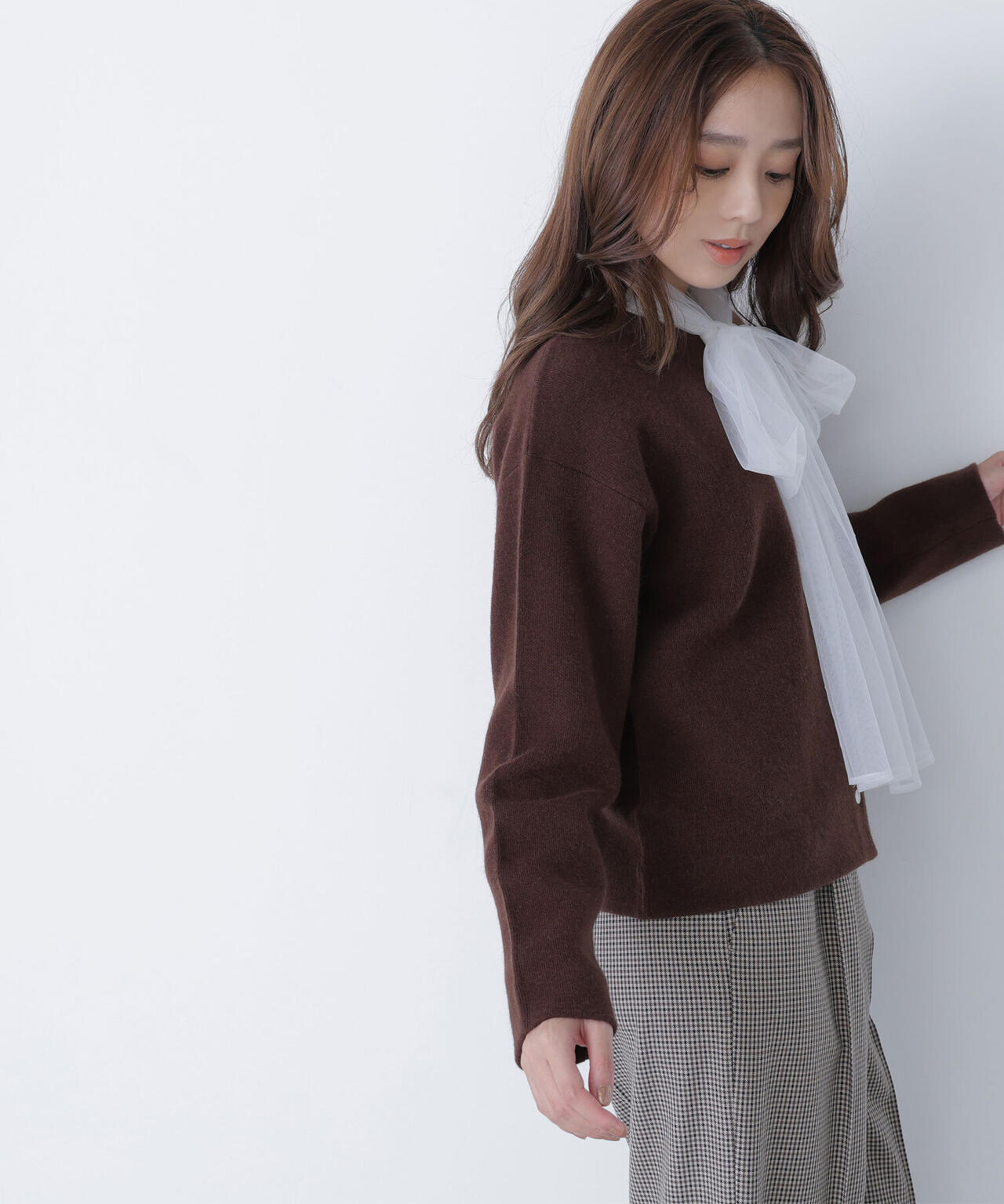 チュールボウタイブラウス | NATURAL BEAUTY BASIC（ナチュラル