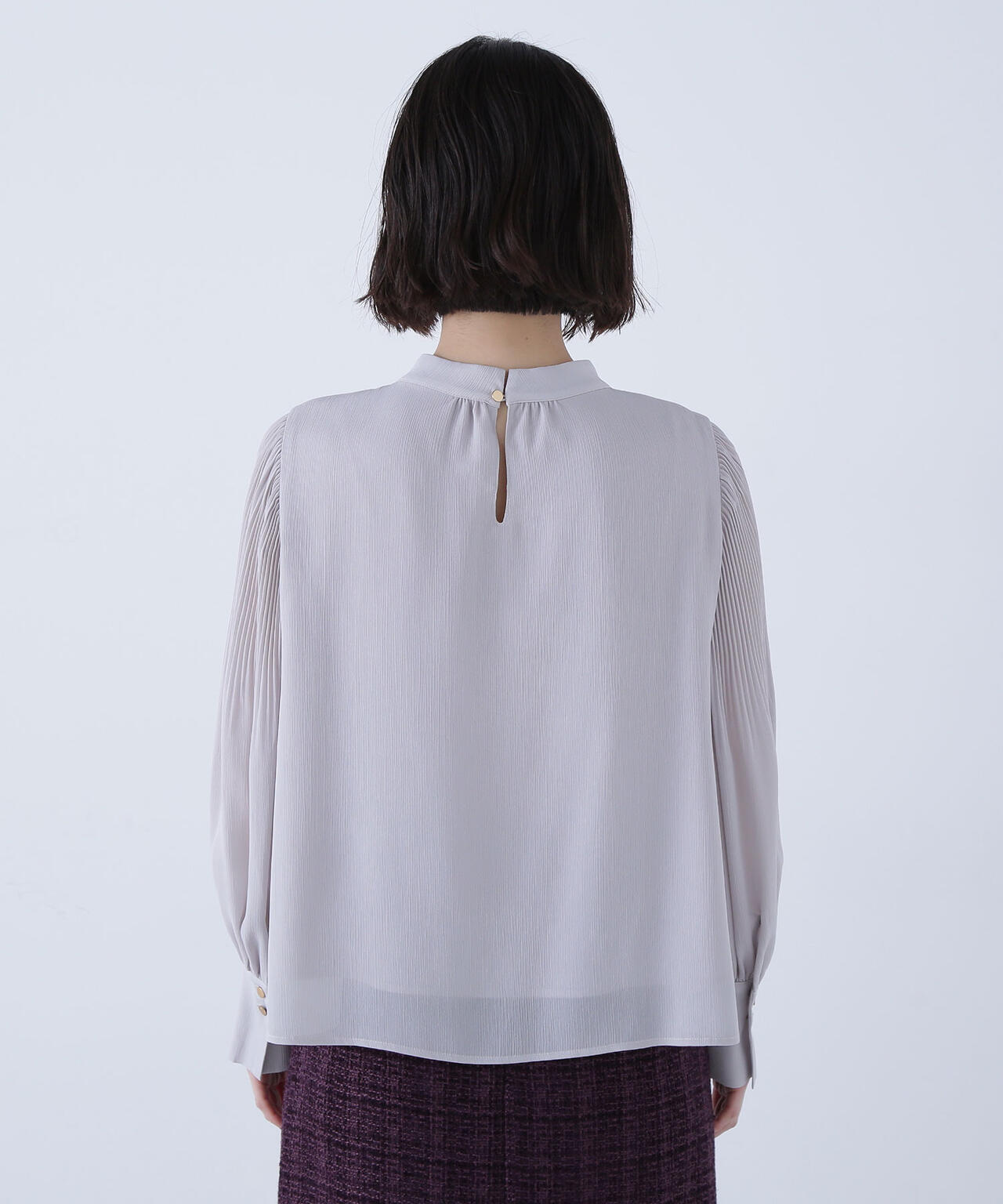 楊柳プリーツブラウス