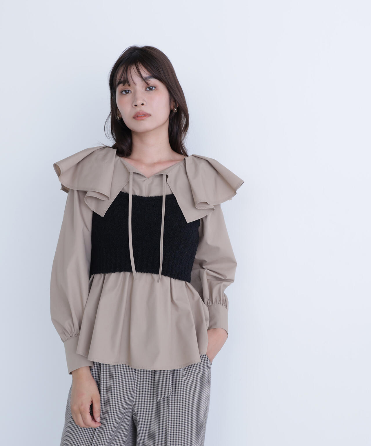 ビスチェセットラッフルブラウス | NATURAL BEAUTY BASIC