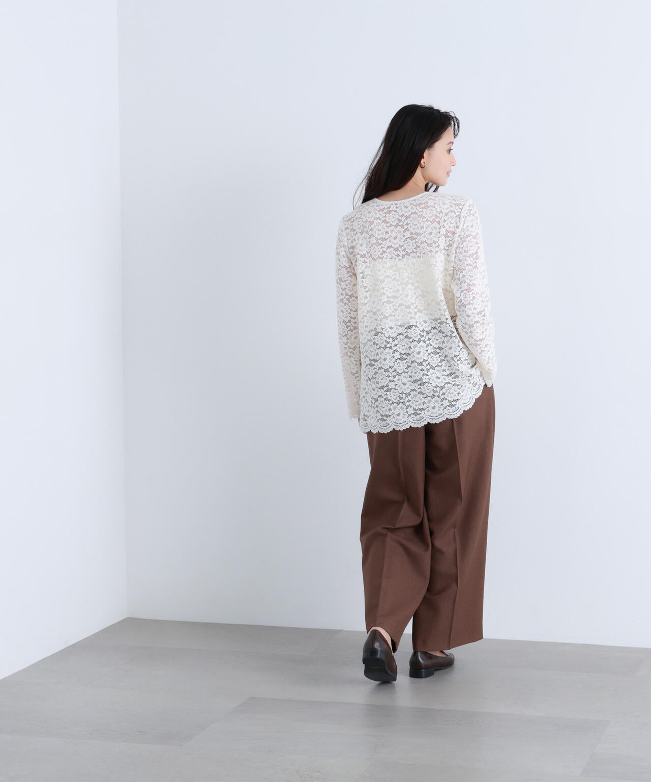 【BLANC】レースブラウス