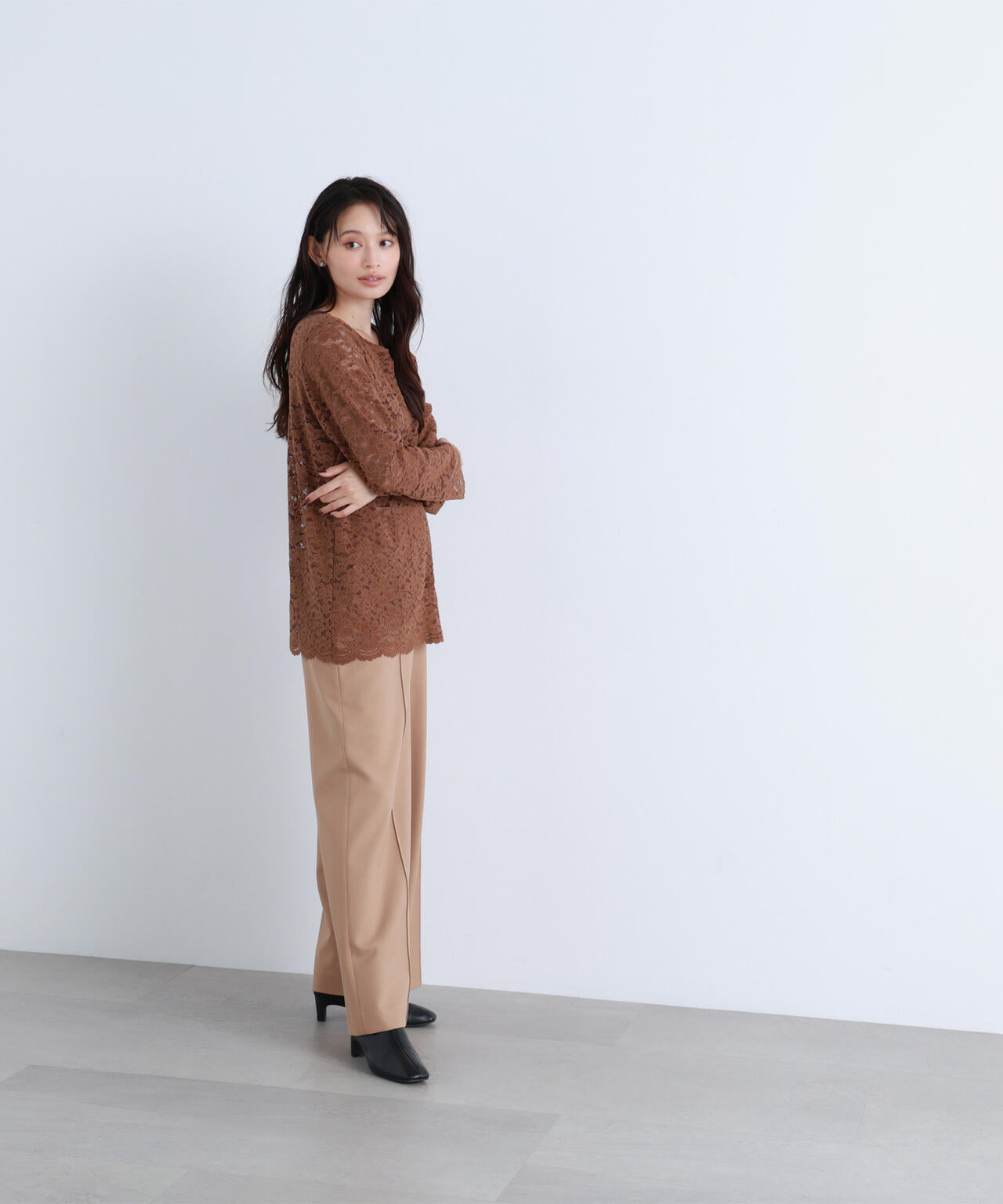 【BLANC】レースブラウス