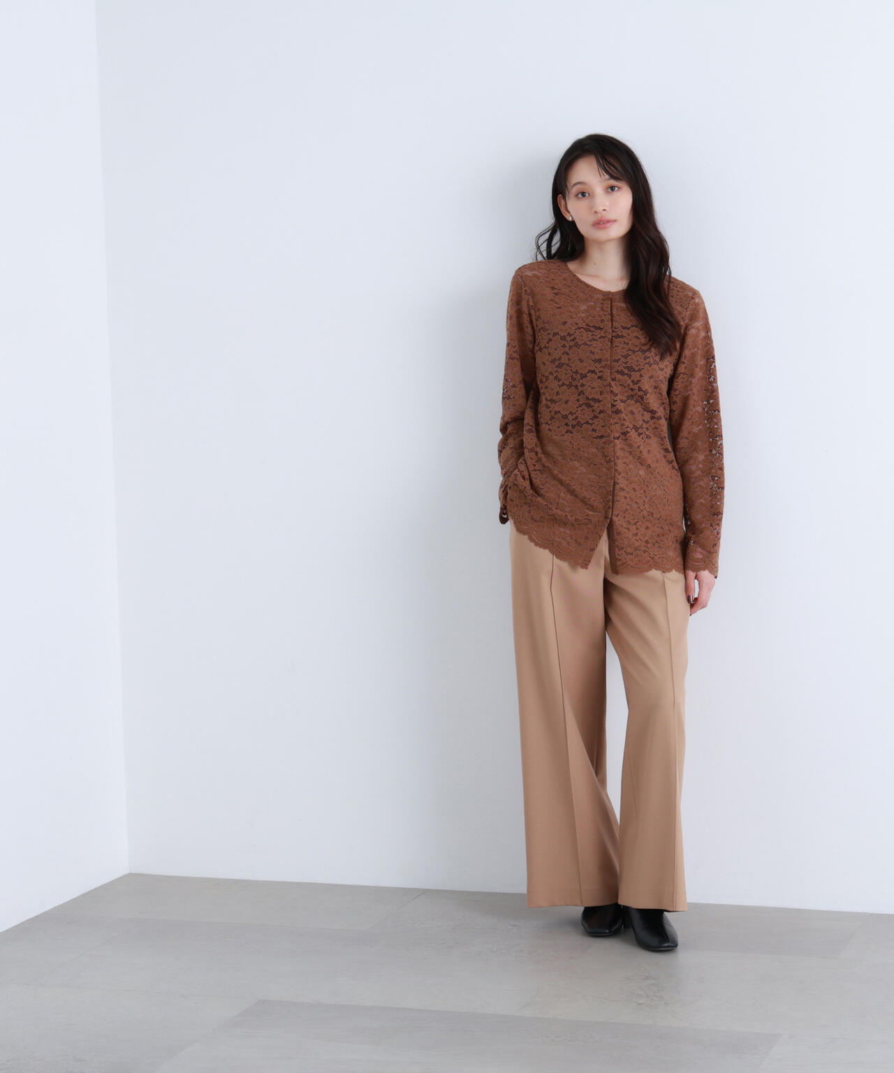 【BLANC】レースブラウス