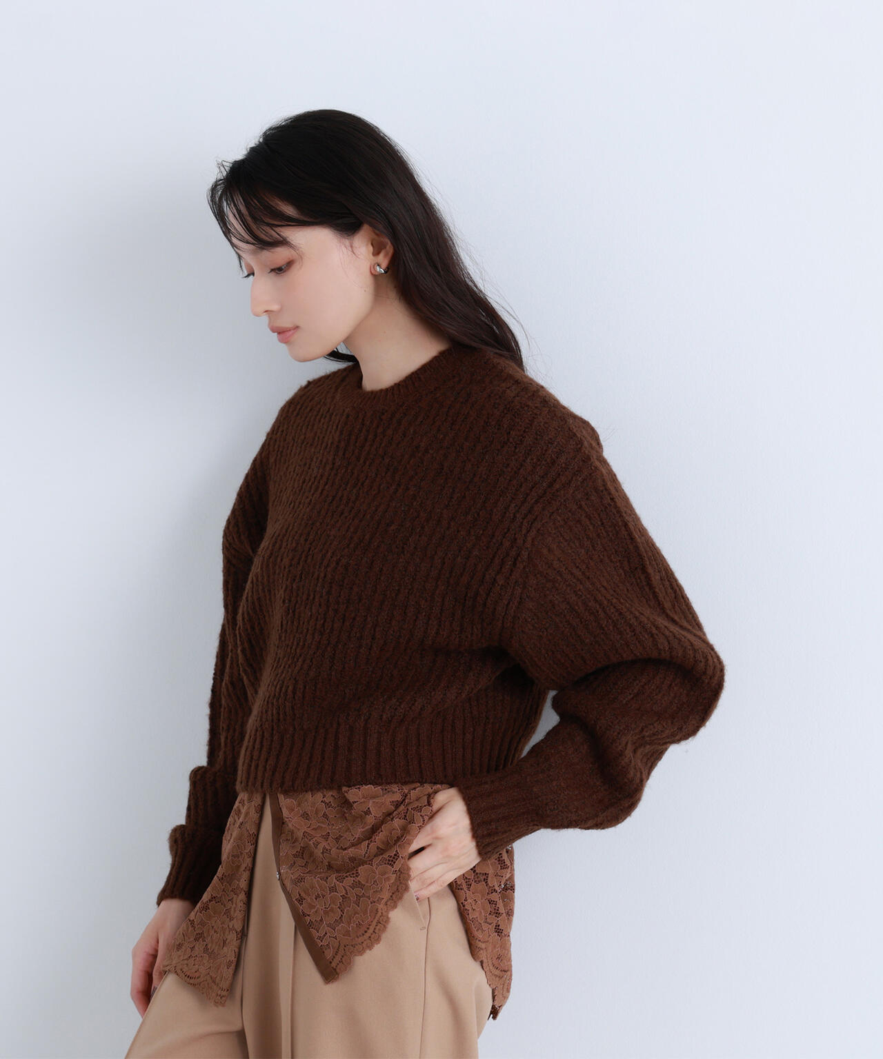 【BLANC】レースブラウス