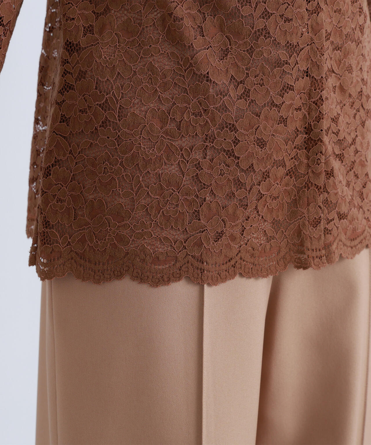 BLANC】レースブラウス | NATURAL BEAUTY BASIC（ナチュラル