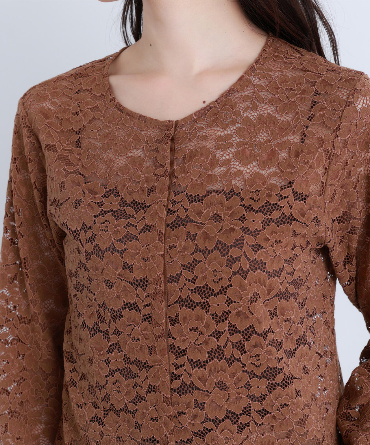 【BLANC】レースブラウス