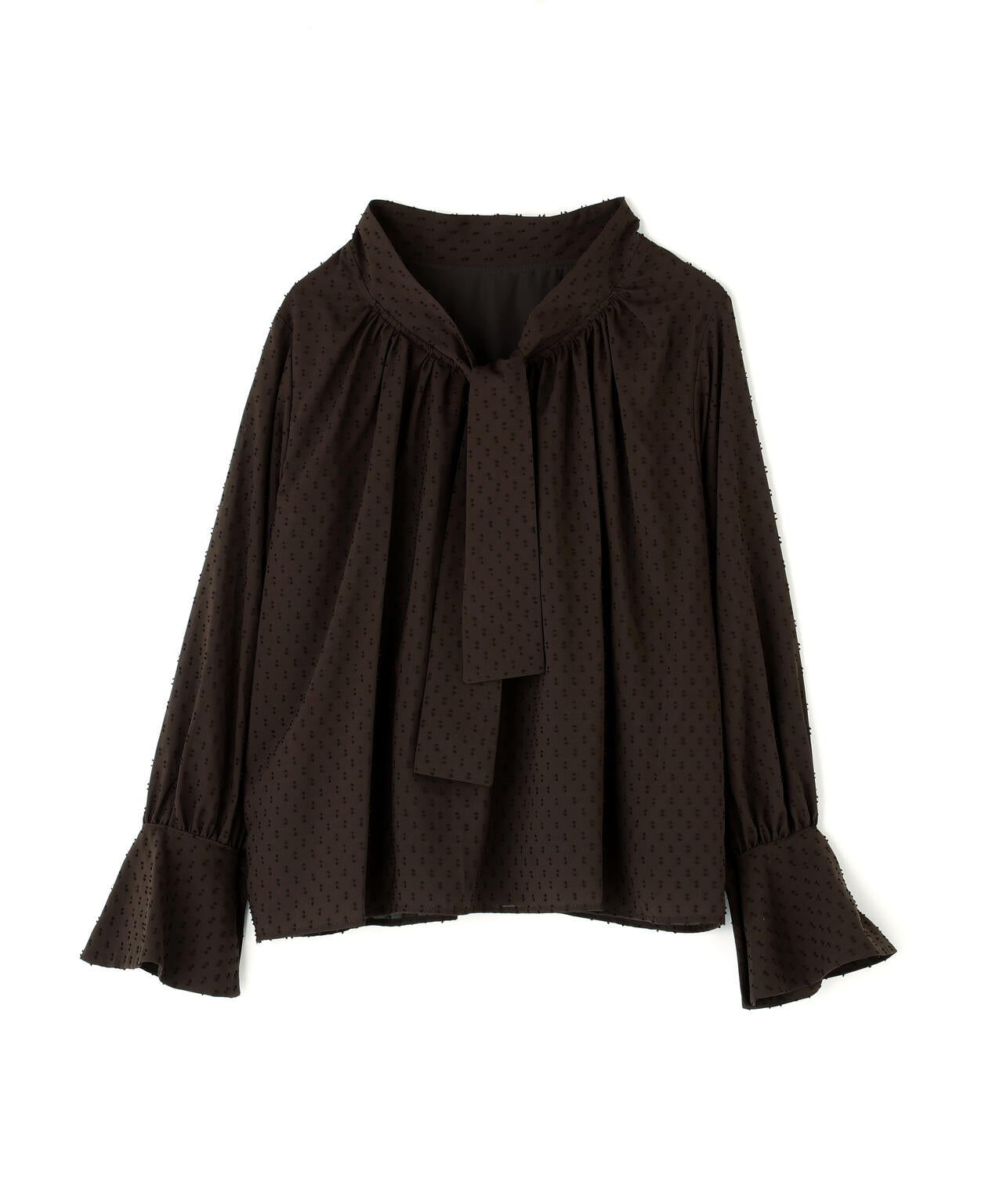 カットドビーボウブラウス