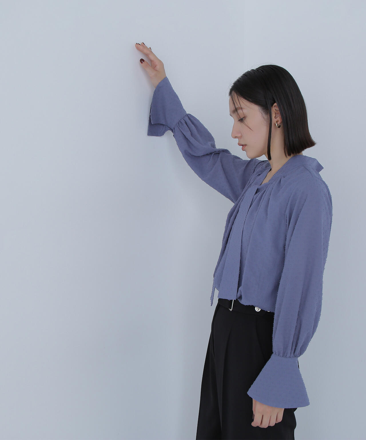 カットドビーボウブラウス | NATURAL BEAUTY BASIC（ナチュラル