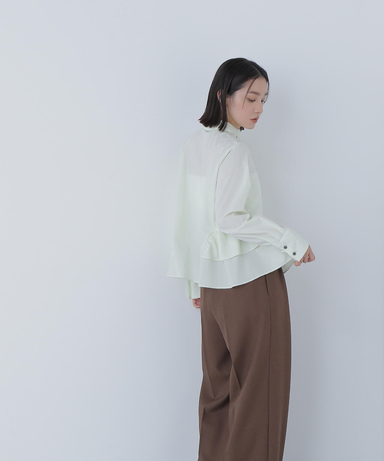 【Oggi・sweet掲載】サイドティアードシャツ