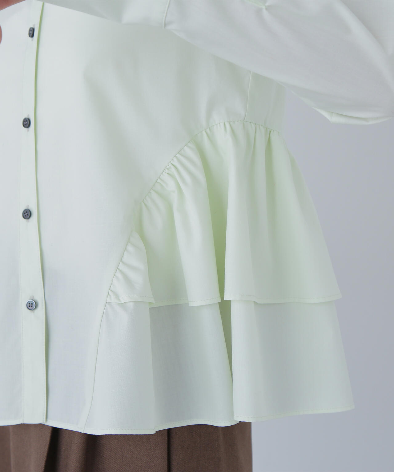 【Oggi・sweet掲載】サイドティアードシャツ