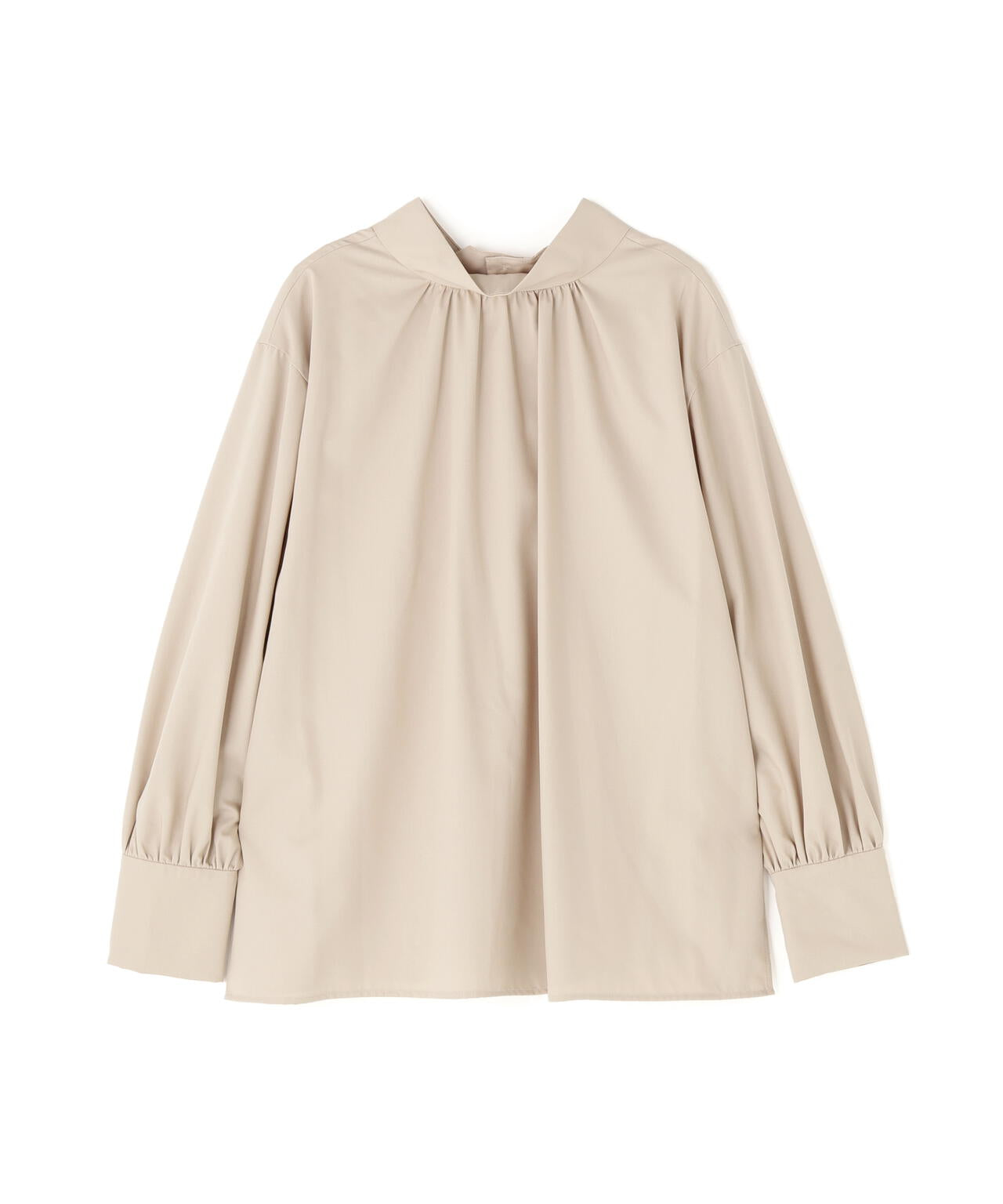 2wayスタンドネックブラウス