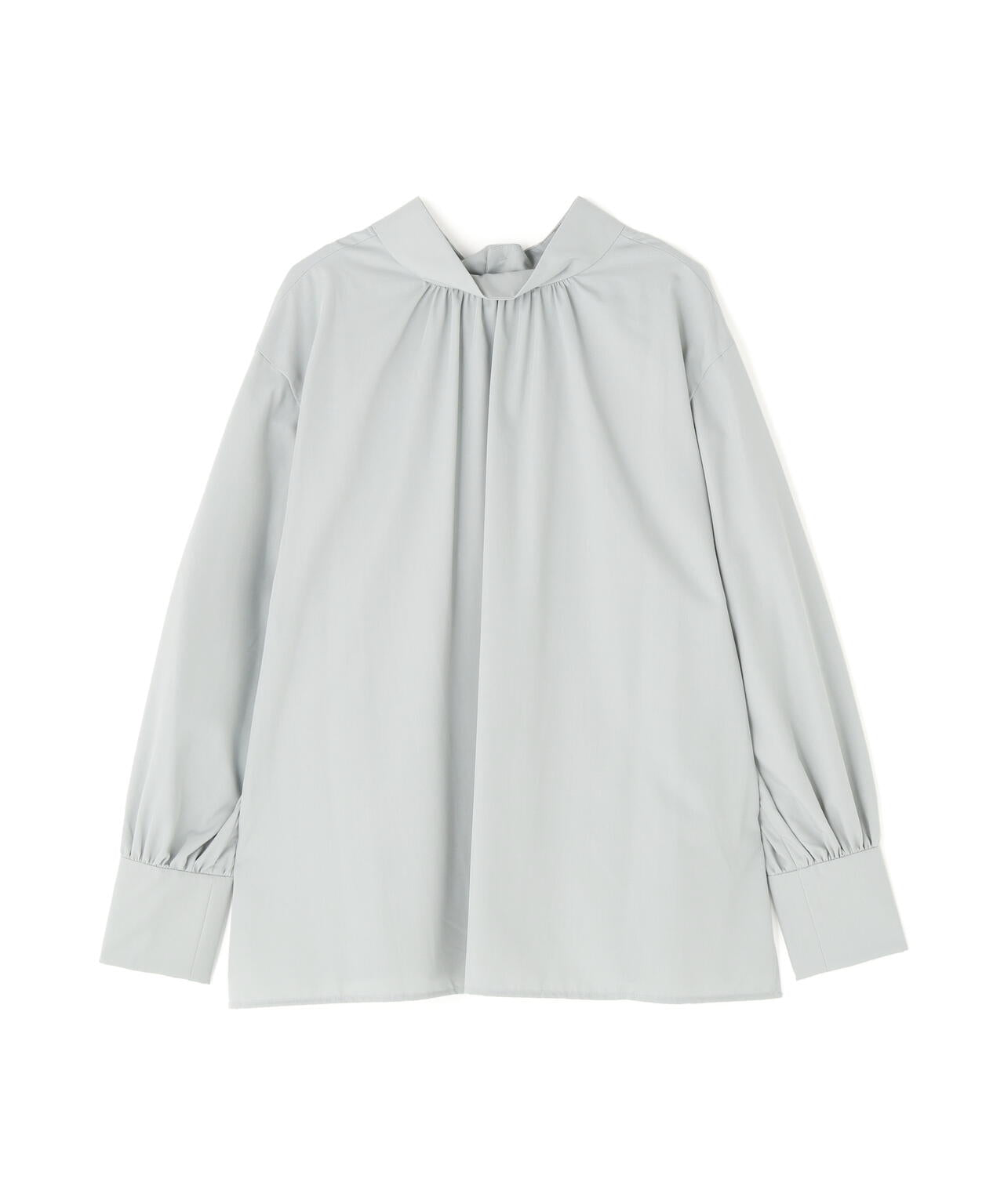 2wayスタンドネックブラウス