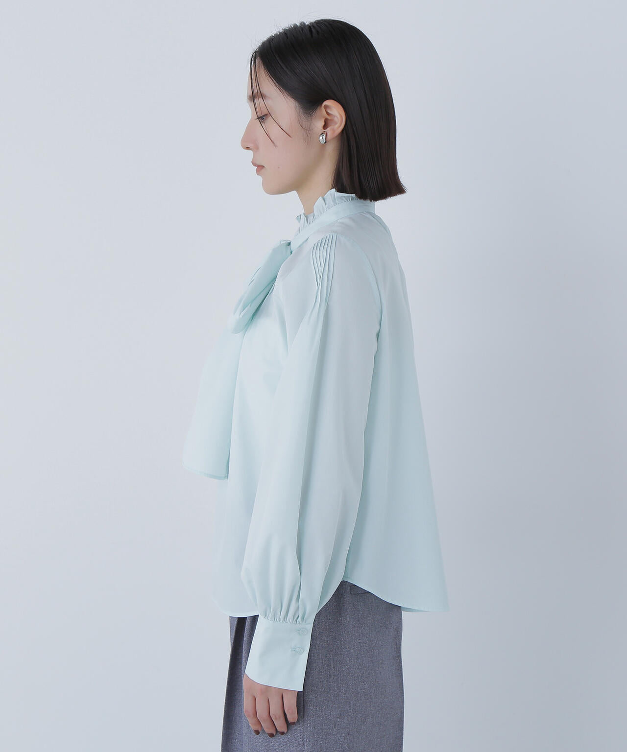 2wayスキッパーボウブラウス