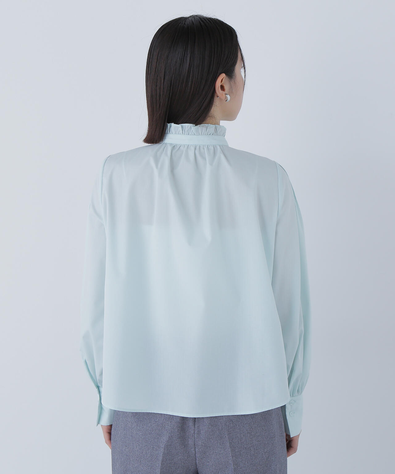 2wayスキッパーボウブラウス