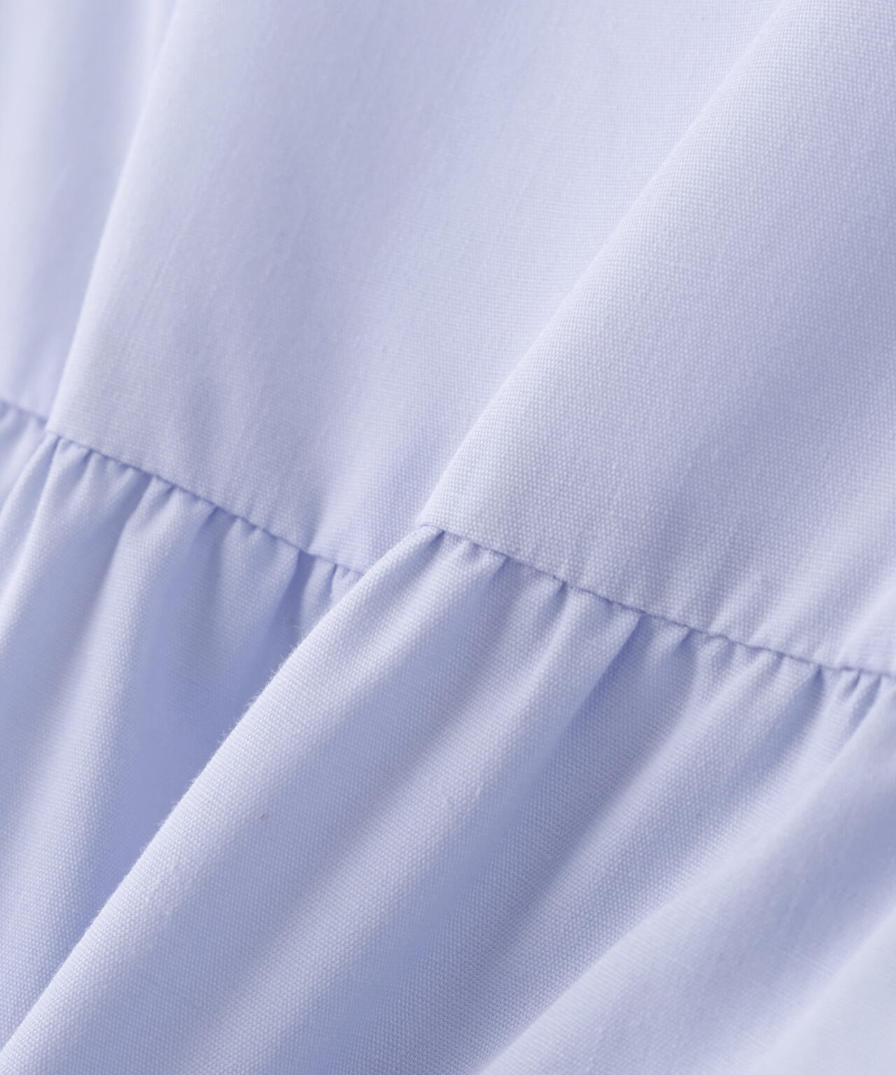 ギャザースリーブティアードチュニックブラウス