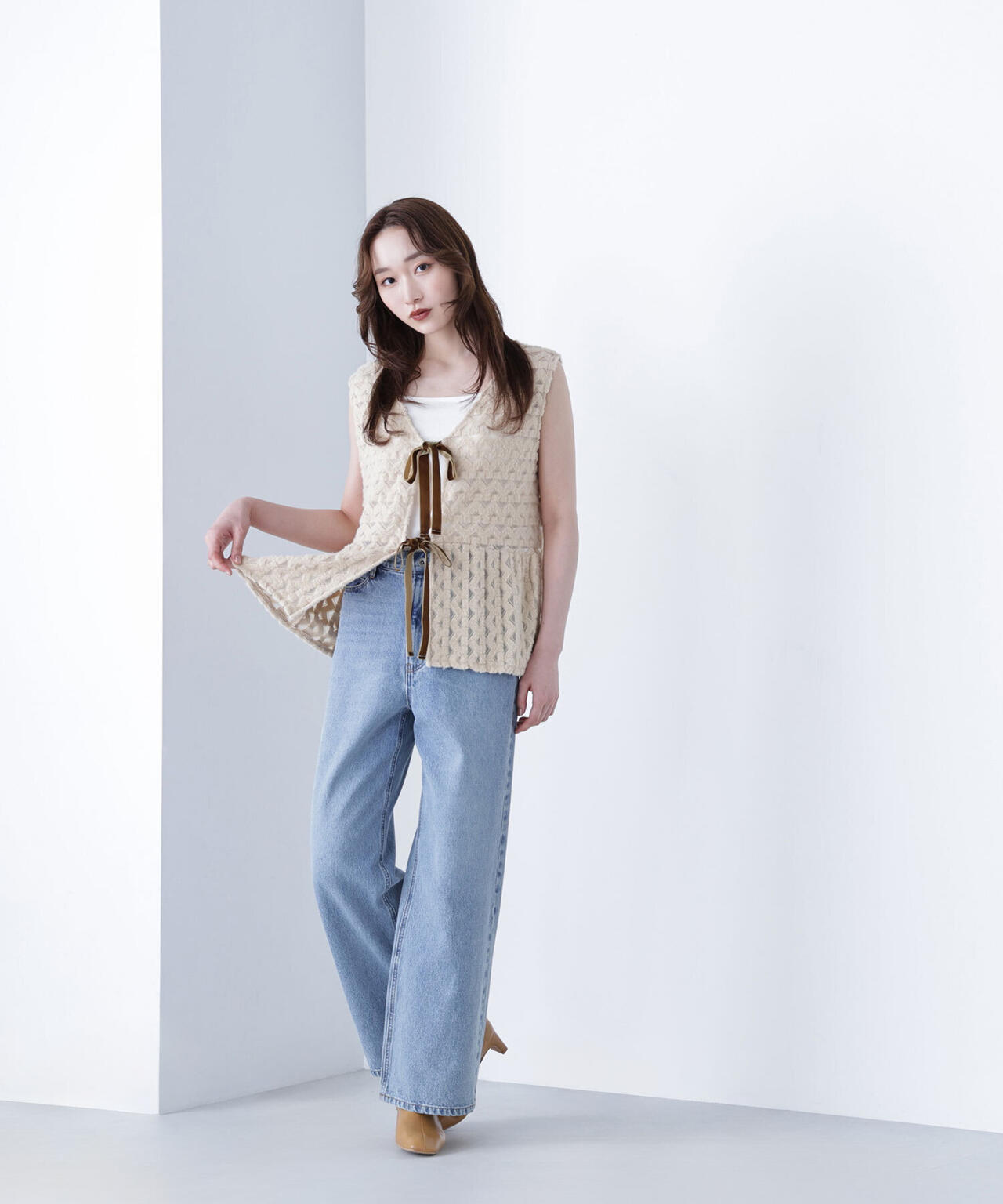 フェザーレースジレ | NATURAL BEAUTY BASIC（ナチュラルビューティー