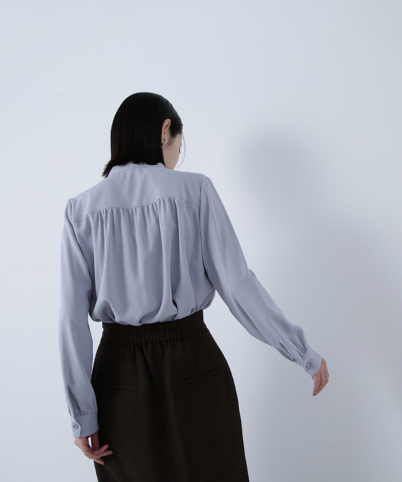 リボンボウタイブラウス