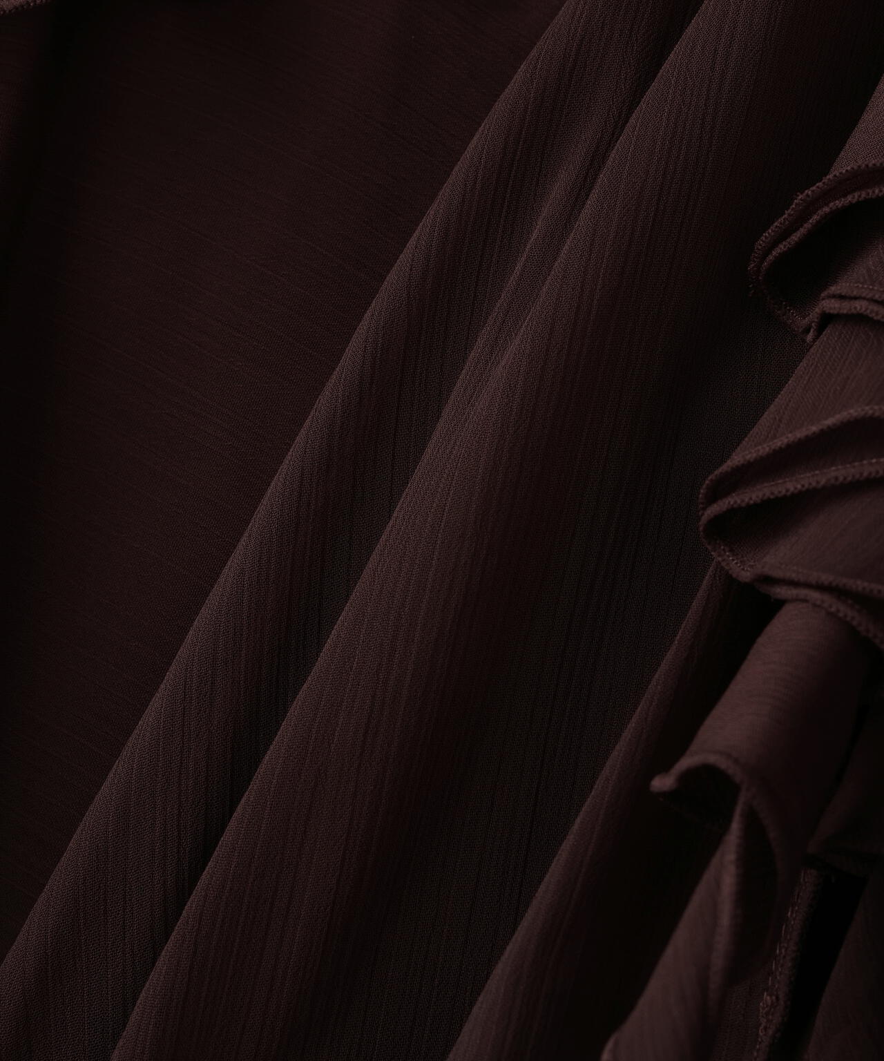 ラッフルフリルチュニックブラウス