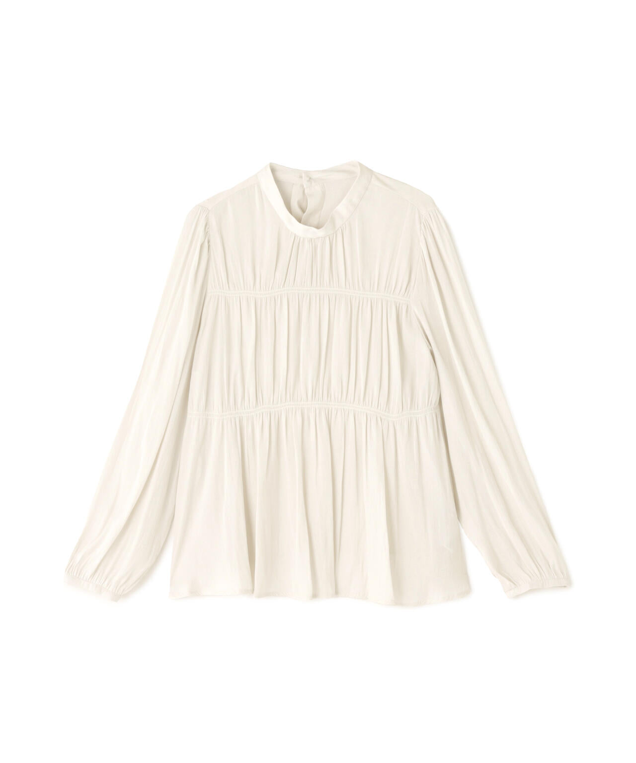 シャーリングデザインブラウス | NATURAL BEAUTY BASIC（ナチュラル