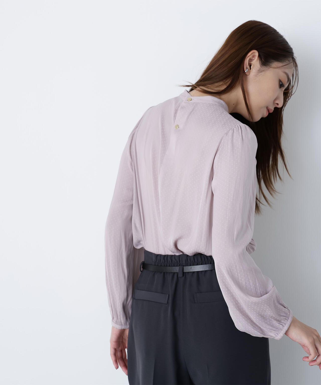 シャーリングデザインブラウス | NATURAL BEAUTY BASIC（ナチュラル