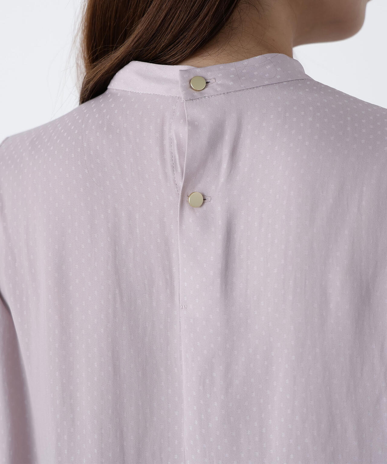 シャーリングデザインブラウス