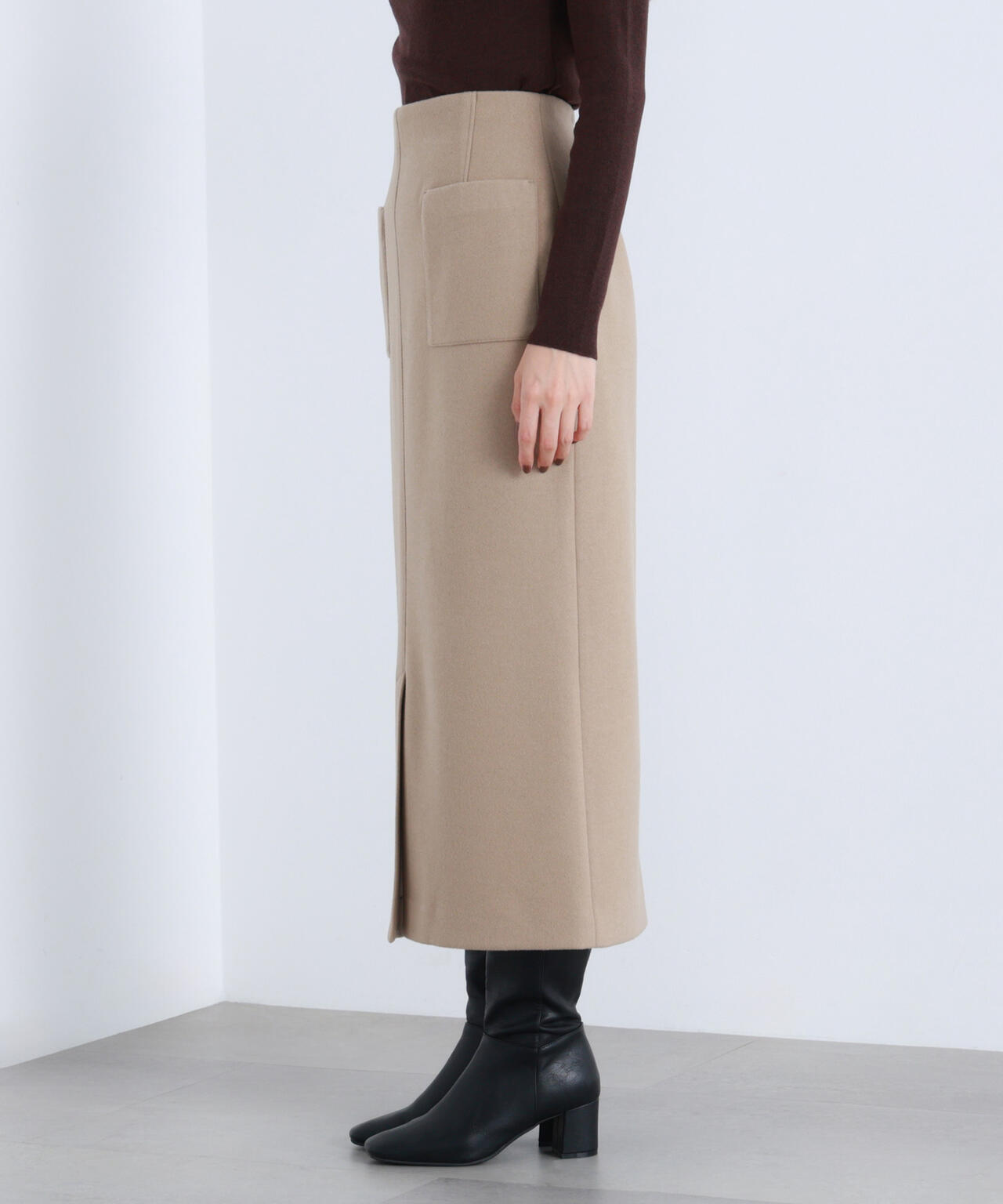 圧縮ジャージーシリーズ ナロースカート