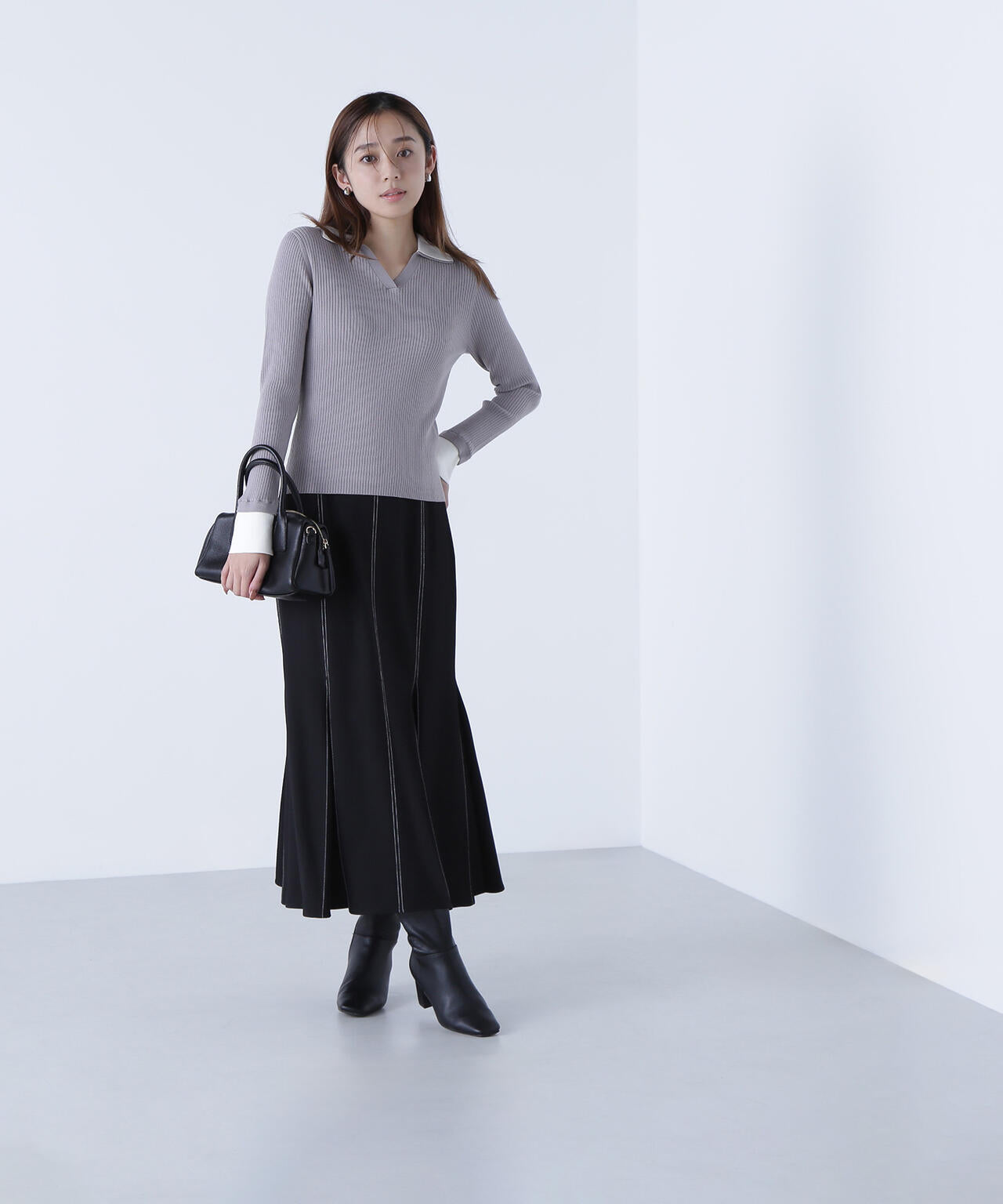 ステッチタックマーメイドスカート | NATURAL BEAUTY BASIC