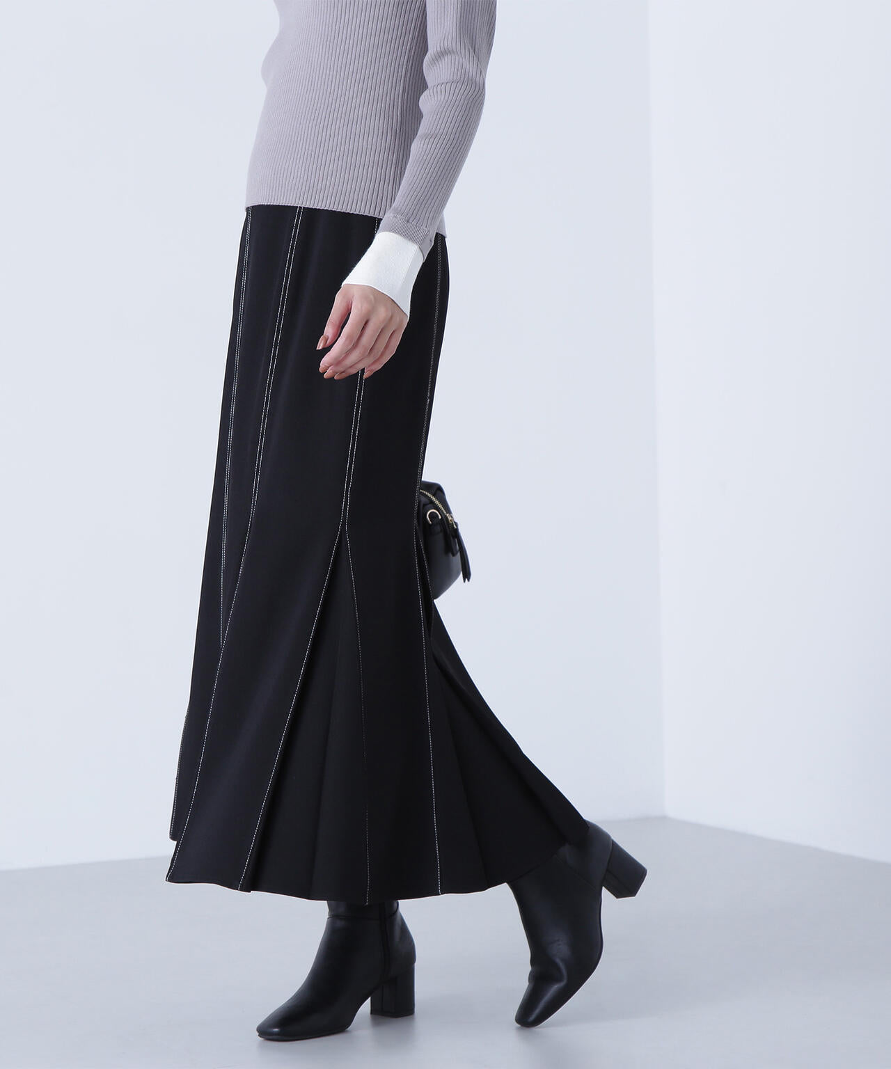 ステッチタックマーメイドスカート