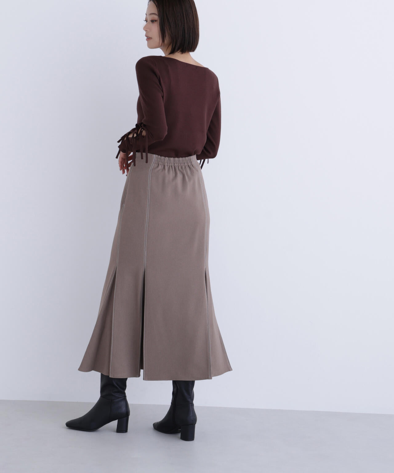 MAMC　マーメイドスカート ステッチタックマーメイドスカート | NATURAL BEAUTY BASIC