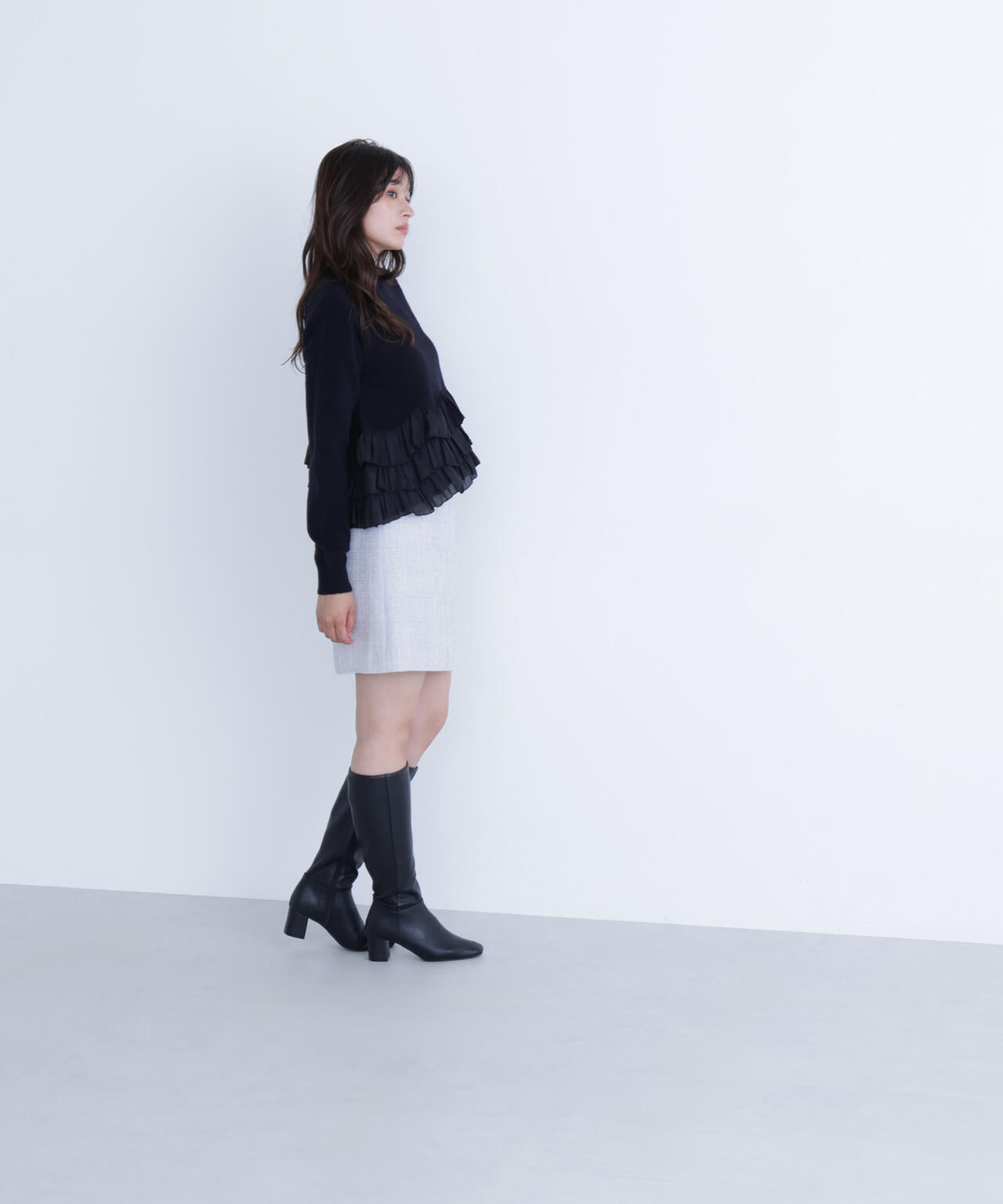 sweet12月号掲載】ムジツイードミニスカート | NATURAL BEAUTY BASIC