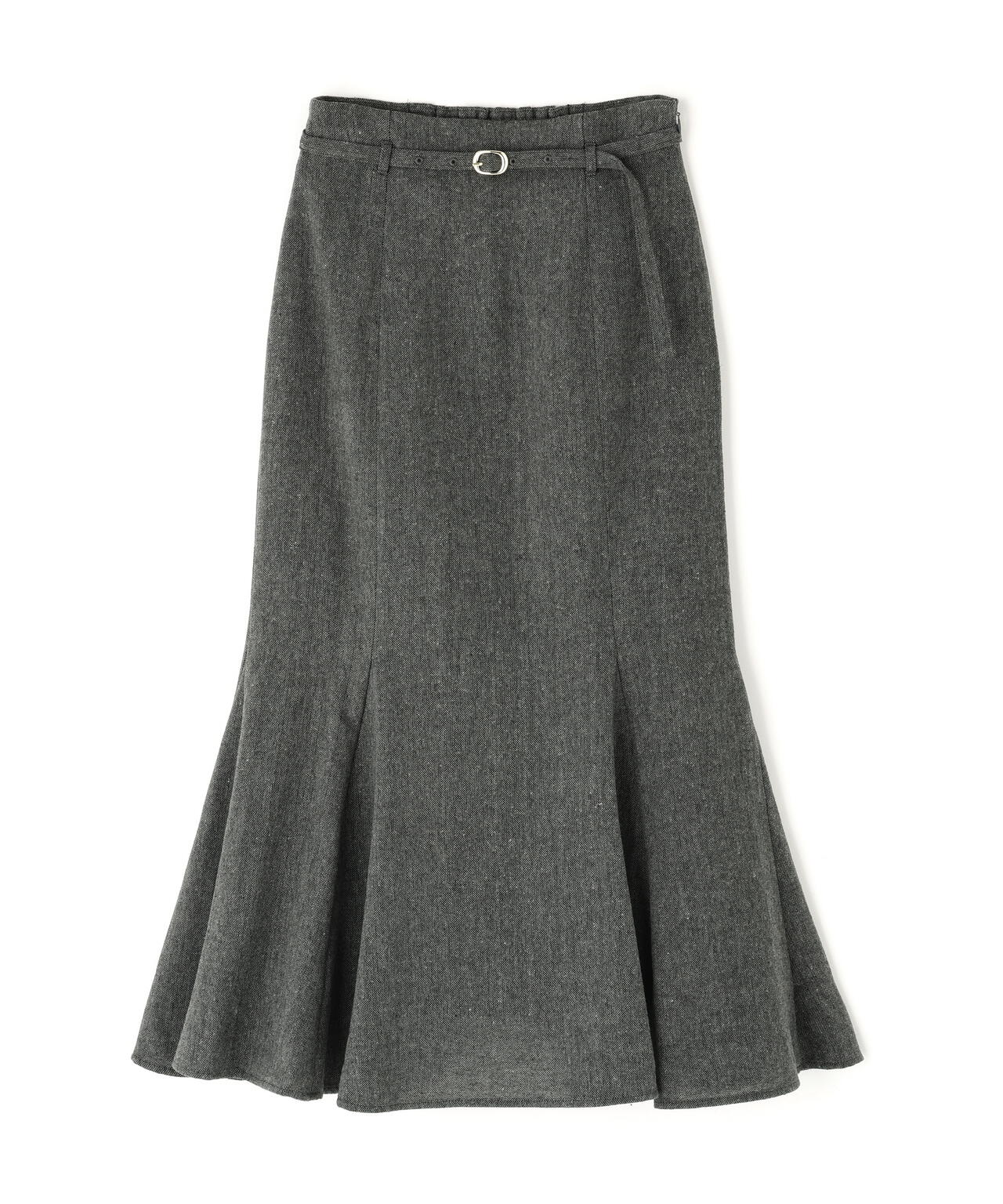 ツイーディーベルテッドマーメイドスカート