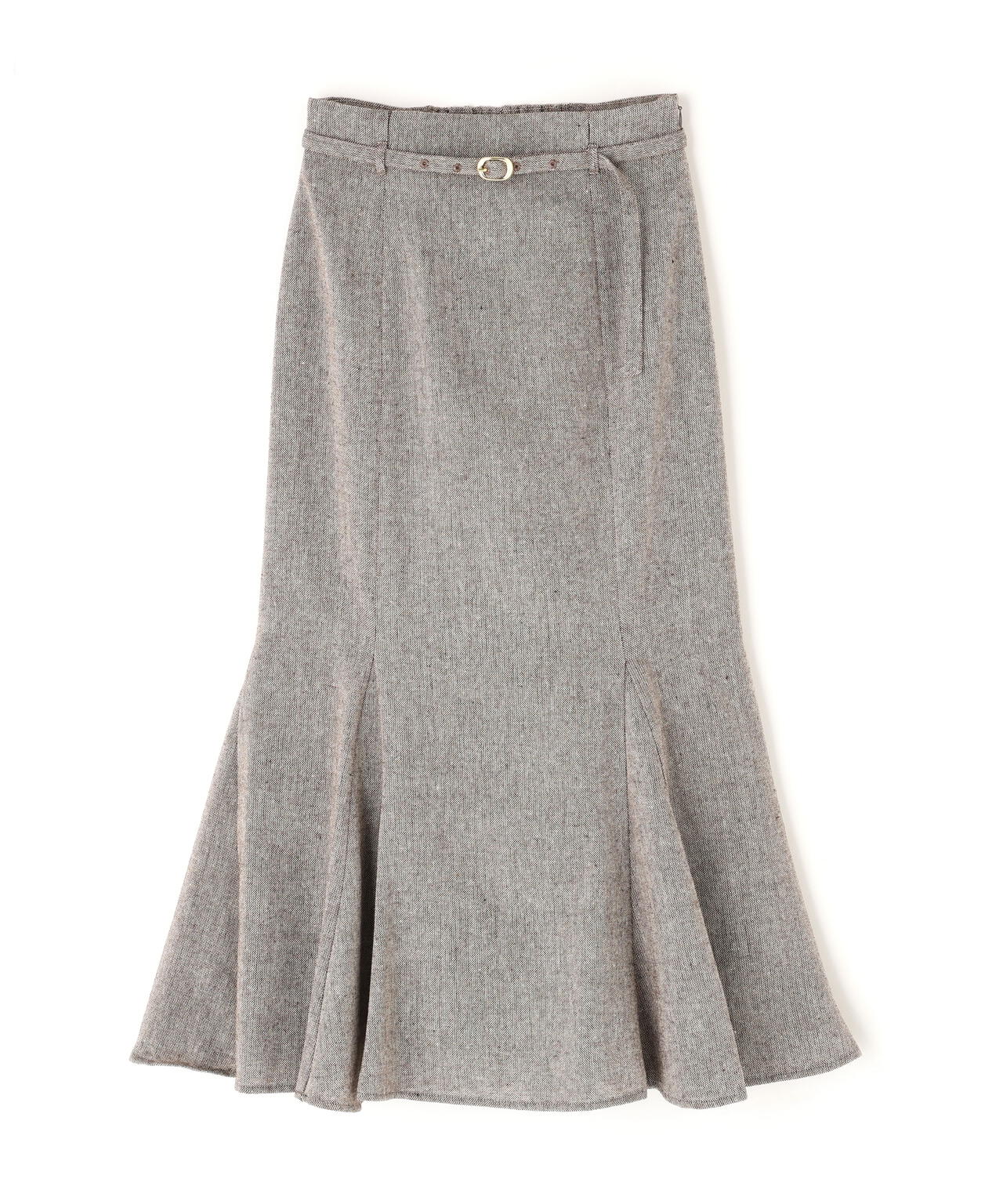 ツイーディーベルテッドマーメイドスカート