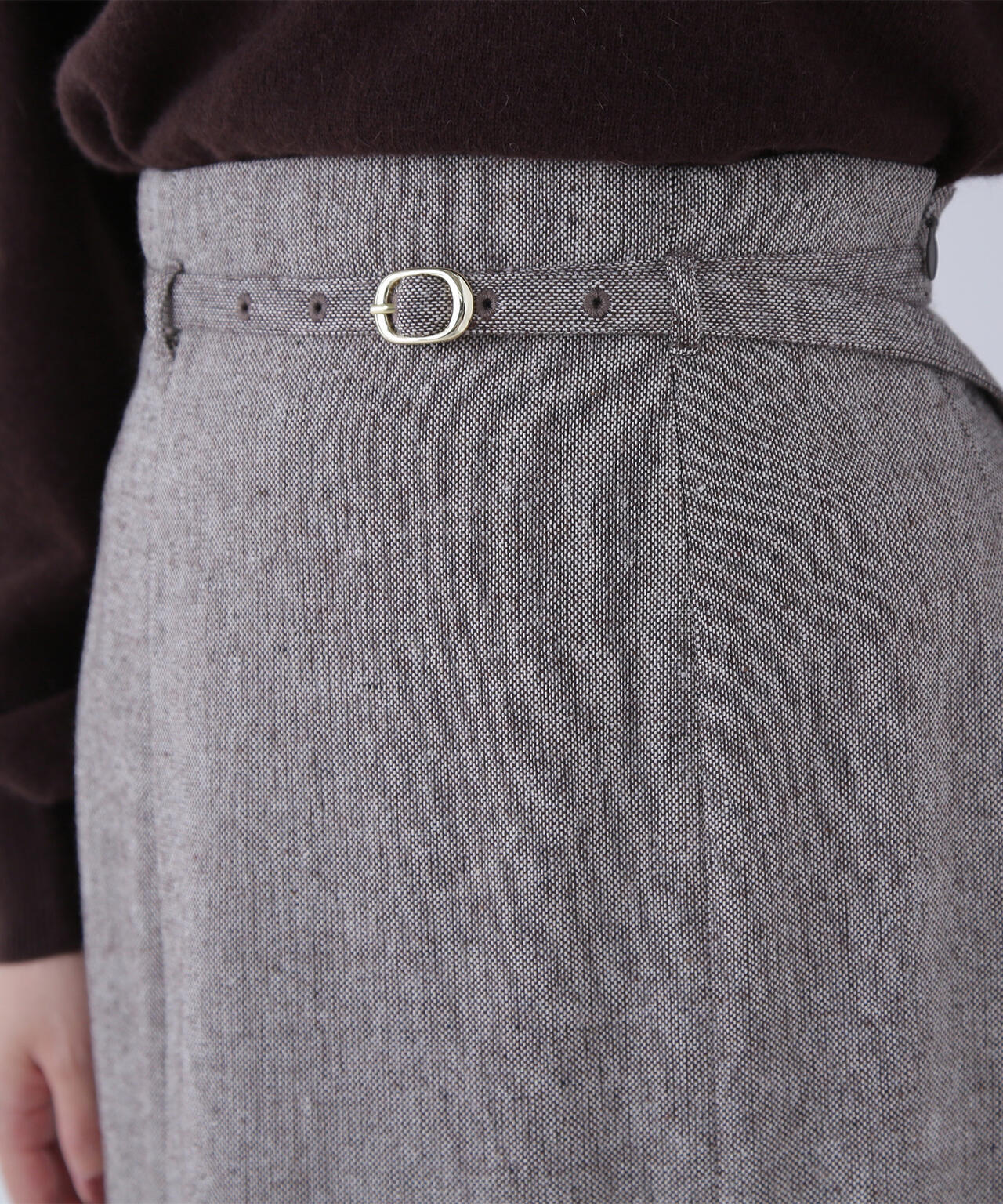 ツイーディーベルテッドマーメイドスカート | NATURAL BEAUTY BASIC