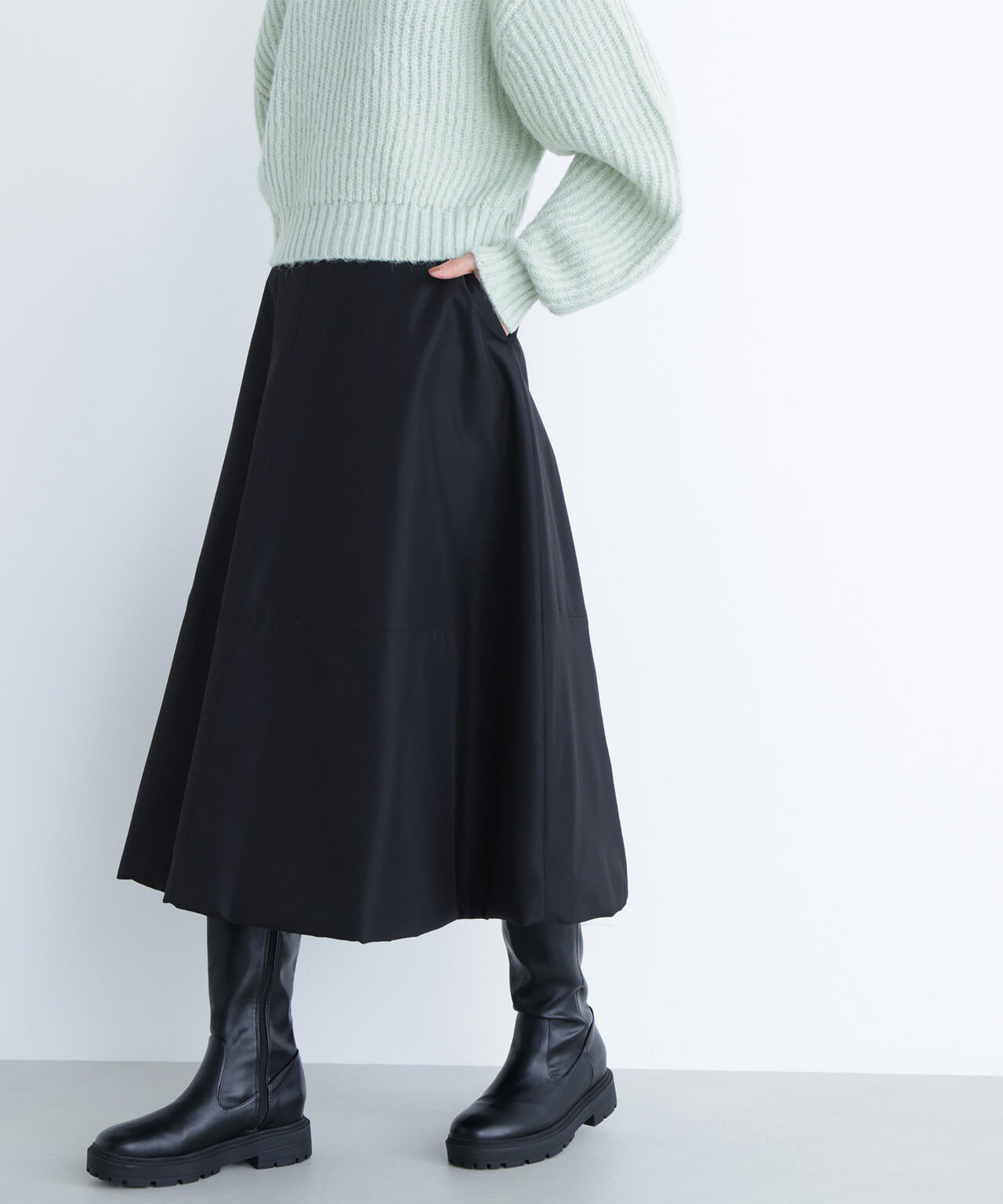 【BLANC】中綿フレアスカート