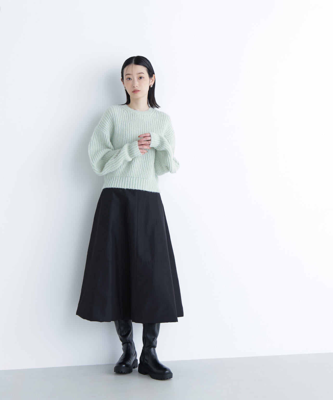 BLANC】中綿フレアスカート | NATURAL BEAUTY BASIC（ナチュラル